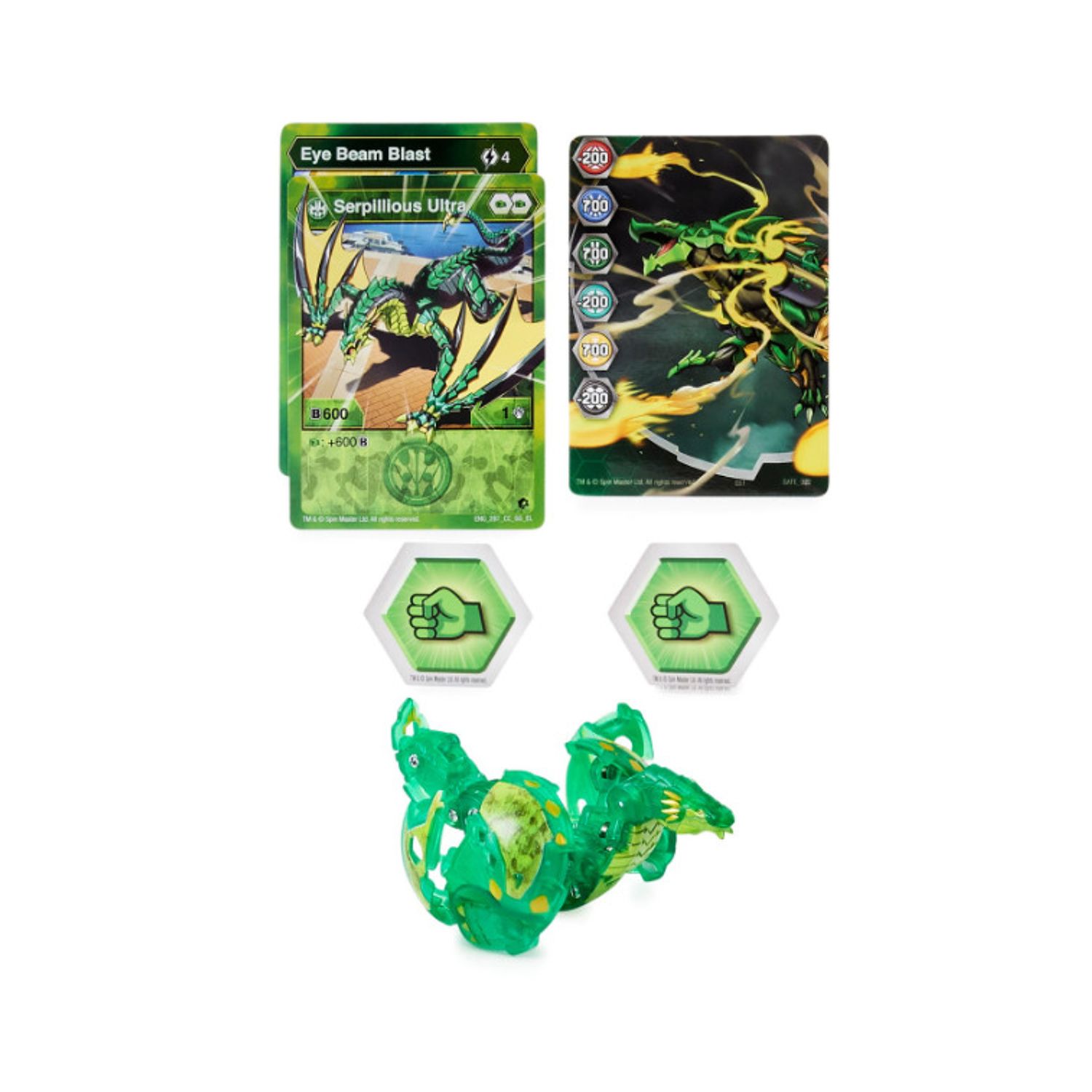 Figurina Bakugan Geogan Rising Ultra Serpillious fotografia produsului View 5 L