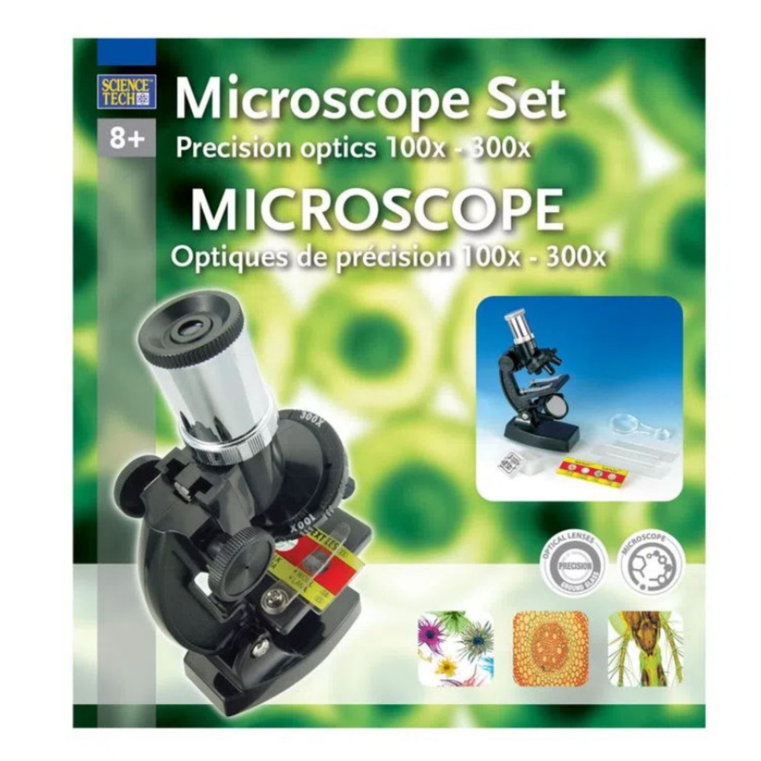 Microscop ScienceTech, precizie 100x-300x, Negru fotografia produsului View 3 L