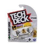 Mini placa skateboard Tech Deck PlanB, Alb, 9 cm fotografia produsului