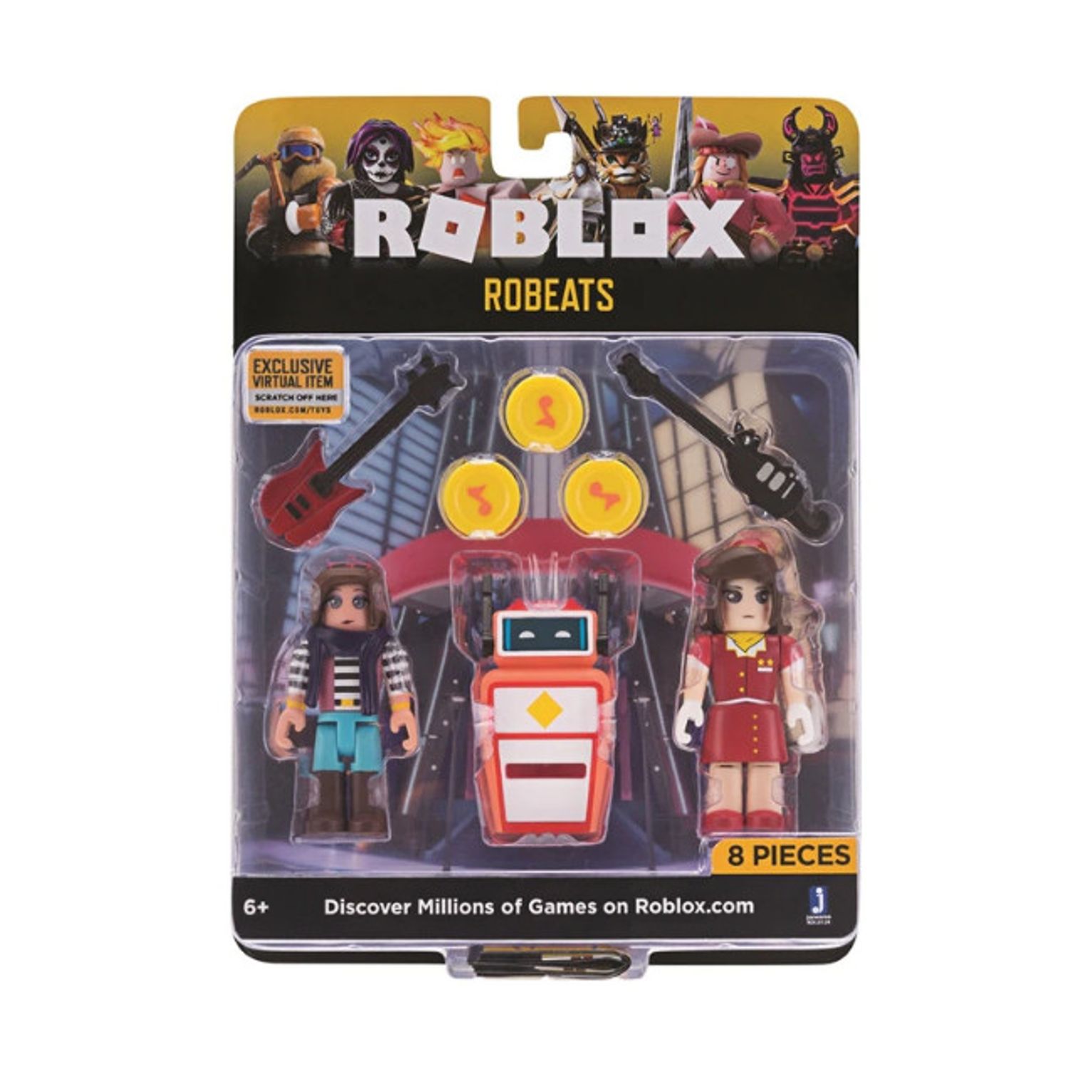 Set de joaca cu 2 figurine Roblox, model Robeats fotografia produsului View 5 L