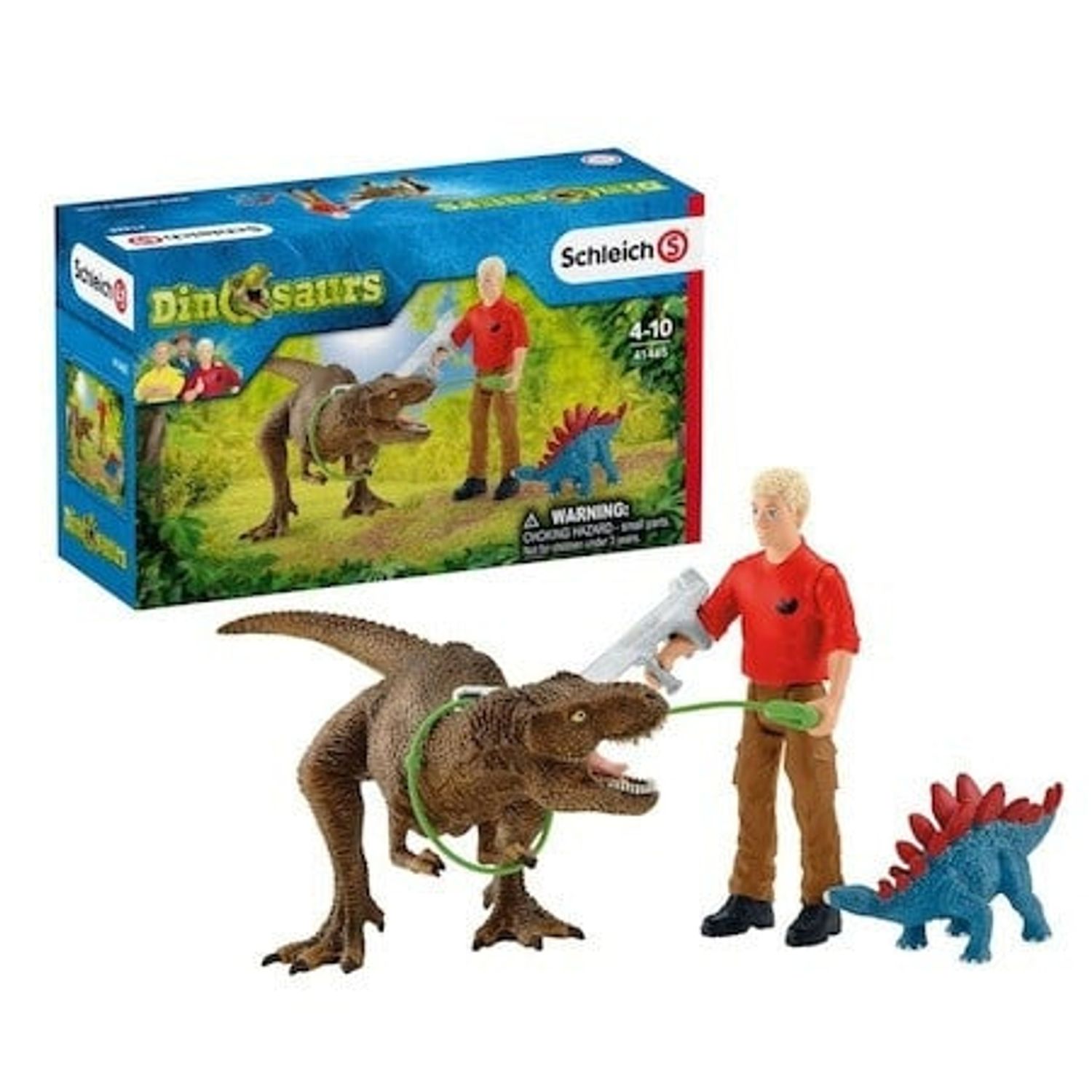 Set figurine Schleich, Atacul Tyrannosaurus Rex fotografia produsului View 2 L