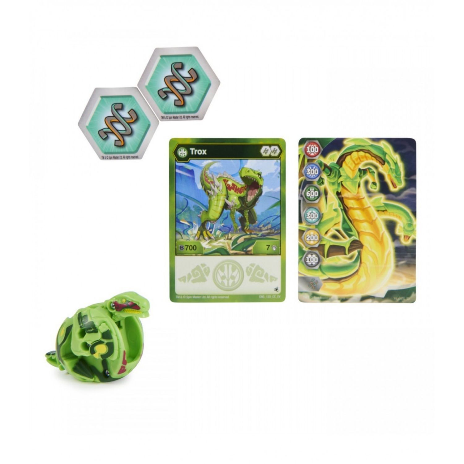 Figurina Bakugan Evolutions, Trox, Verde, 6 cm fotografia produsului View 6 L