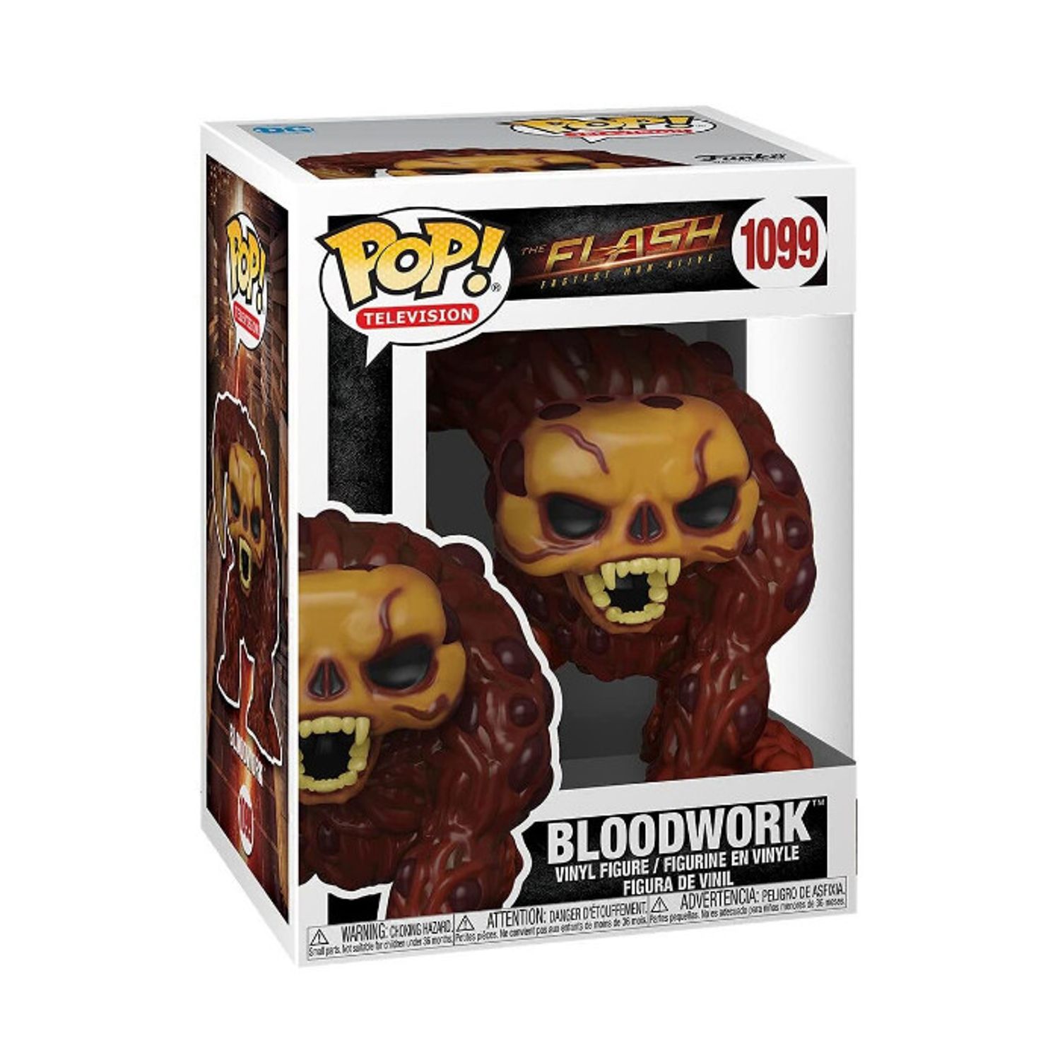 Figurina - The Flash - Bloodwork, Rosu, 9.5 cm fotografia produsului View 4 L