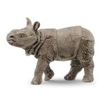 Figurina, Schleich, Model rinocer indian, Gri fotografia produsului