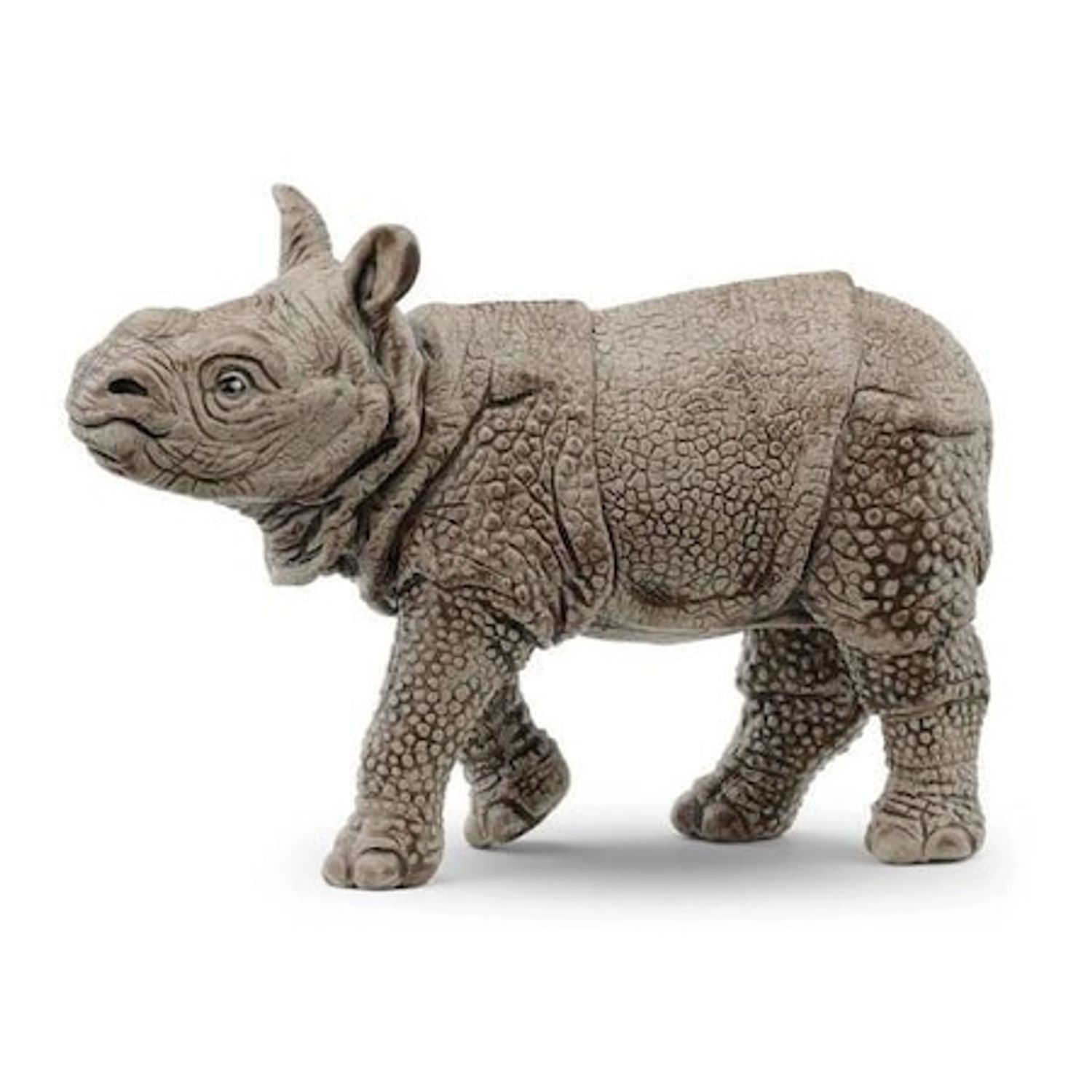 Figurina, Schleich, Model rinocer indian, Gri fotografia produsului