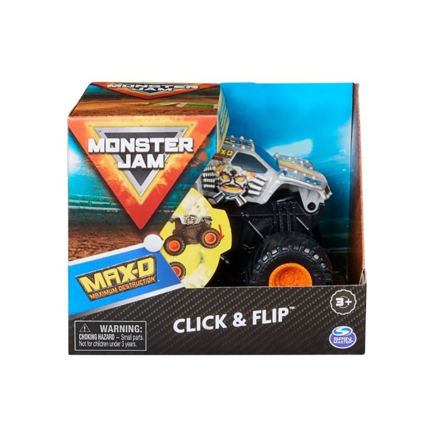 Masinuta Monster Jam Click Flip - Max-D, 1:43 fotografia produsului