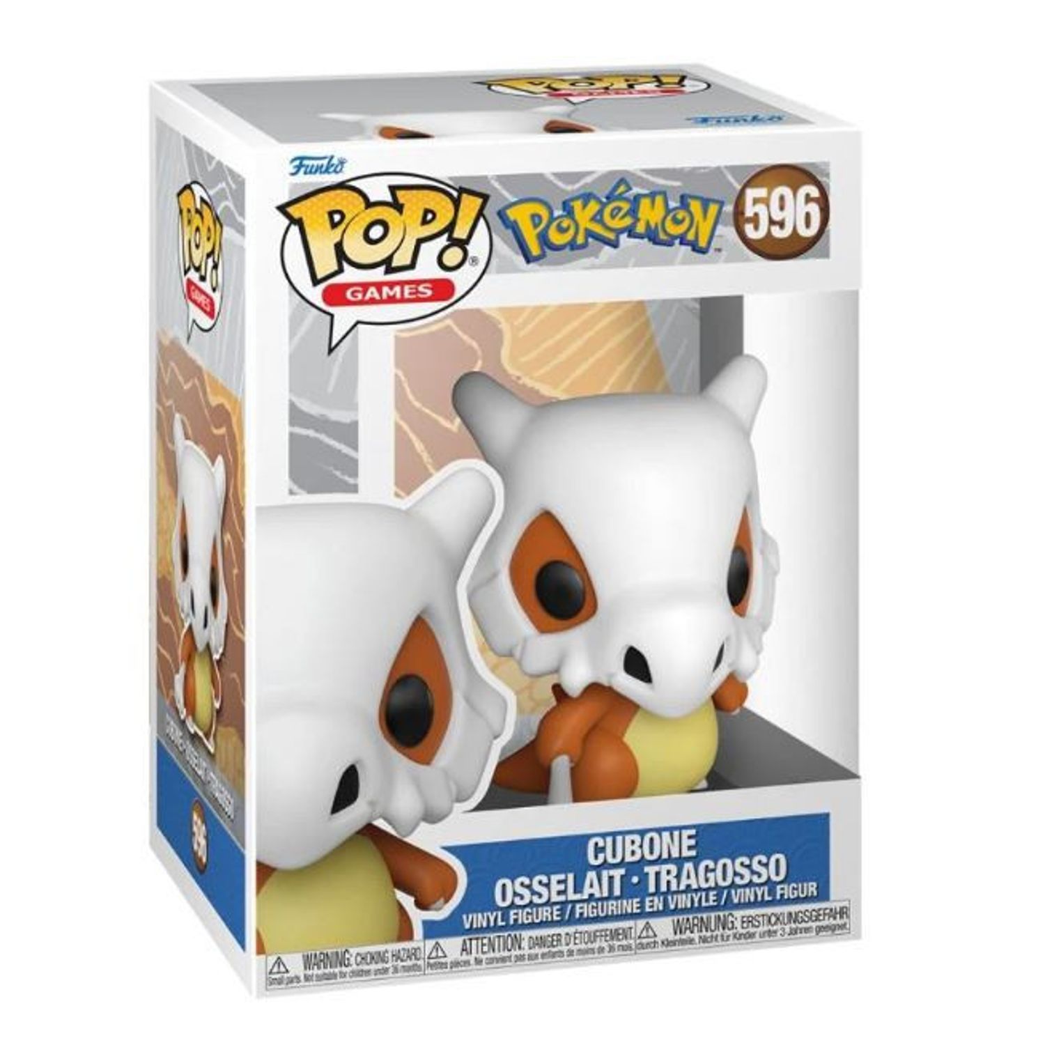 Figurina, Pokemon - Cubone, Multicolor, 10 cm fotografia produsului
