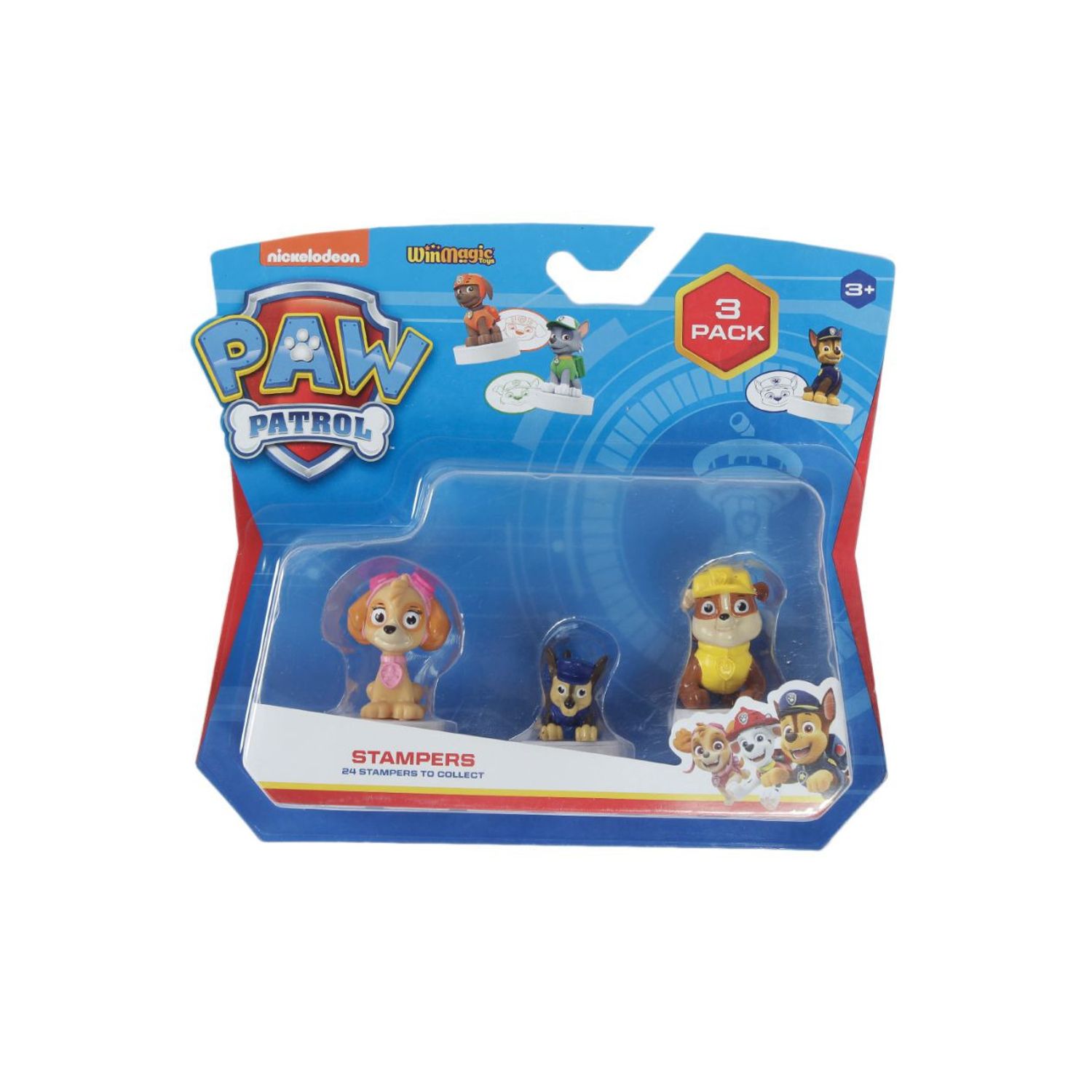 Set 3 stampile Paw Patrol Skye, Chase, Rubble fotografia produsului