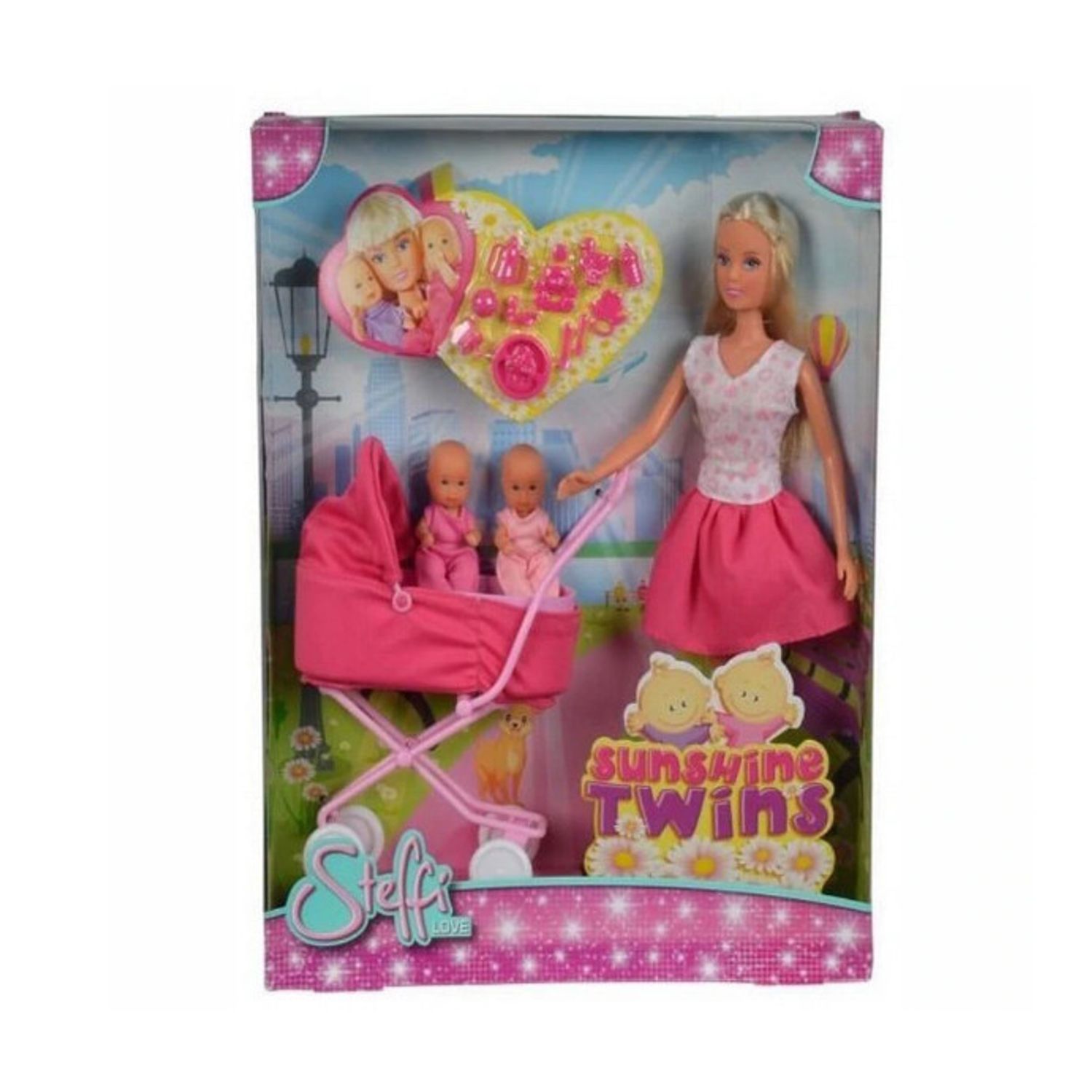 Set de joaca Steffi Love Sunshine Twins, roz fotografia produsului View 2 L
