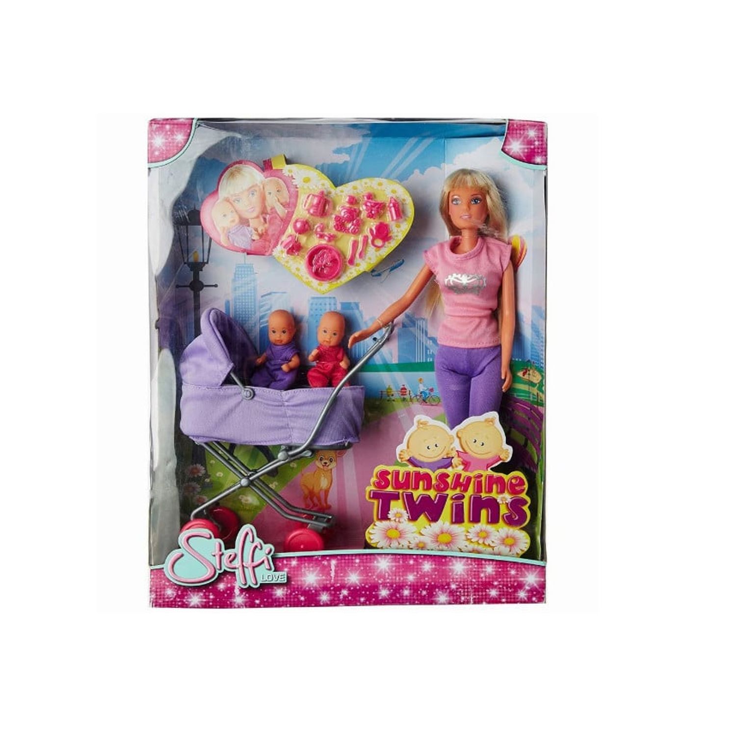Set de joaca Steffi Love Sunshine Twins, mov fotografia produsului