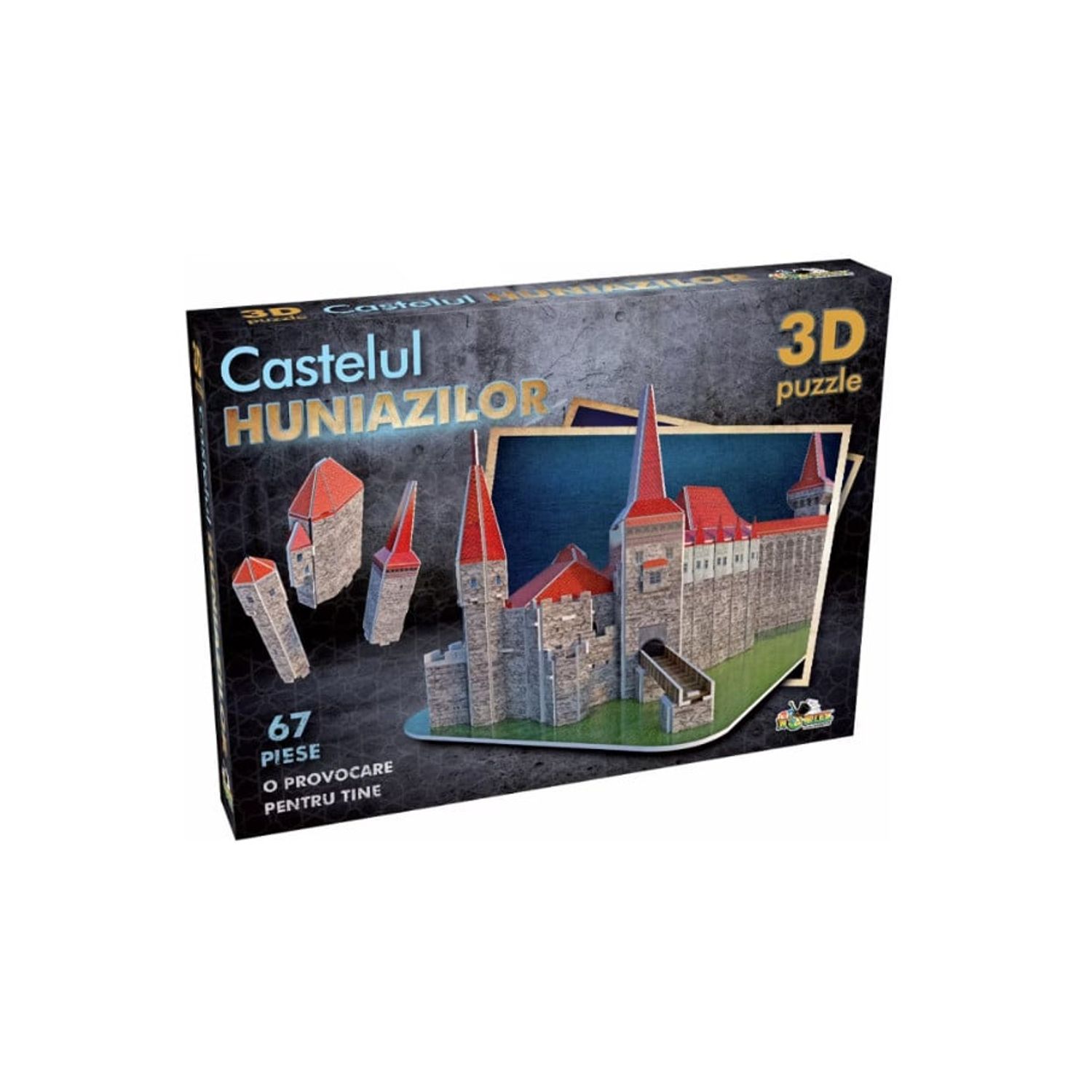 Puzzle 3D Noriel-Castelul Huniazilor,67piese fotografia produsului View 2 L