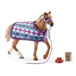 Figurina Schleich, Pursange englez cu patura fotografia produsului