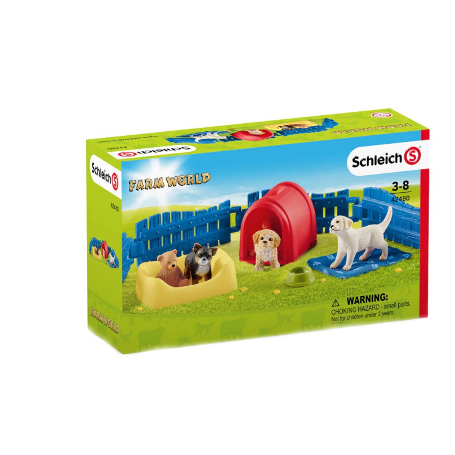 Set figurine Schleich, Adapost pentru catei fotografia produsului