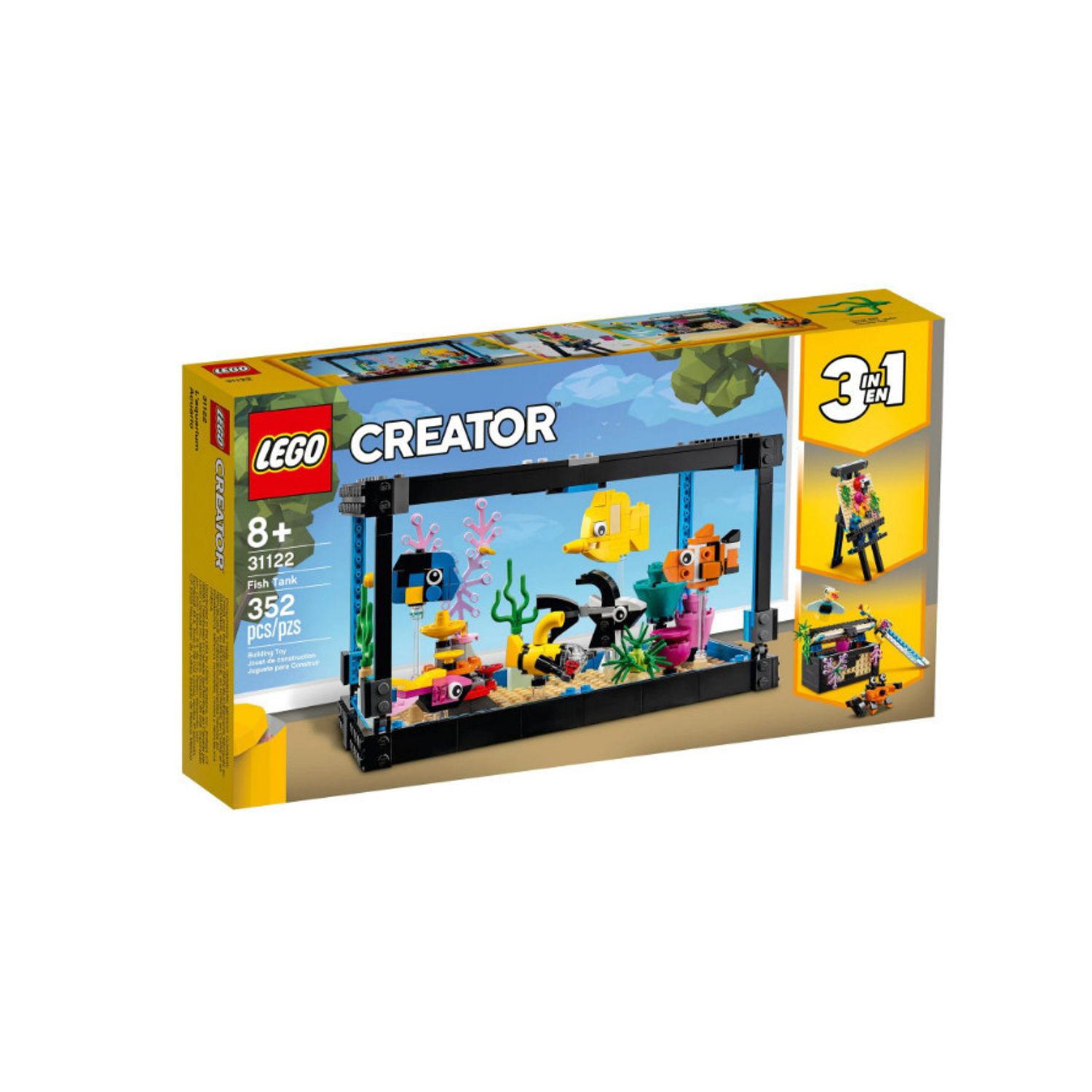 LEGO 31122 Creator 3w1 Aquarium, 352 piese fotografia produsului