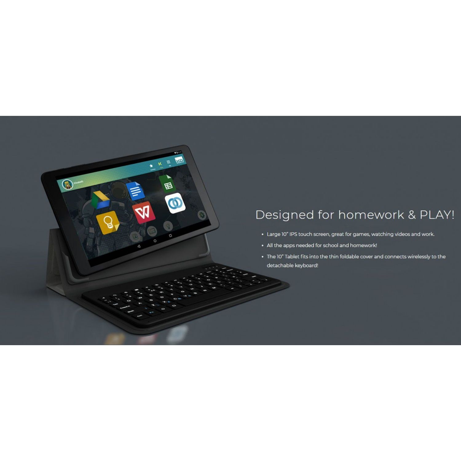 Tableta Copii cu Tastatura Kurio Smart 10&rdquo; fotografia produsului View 5 L