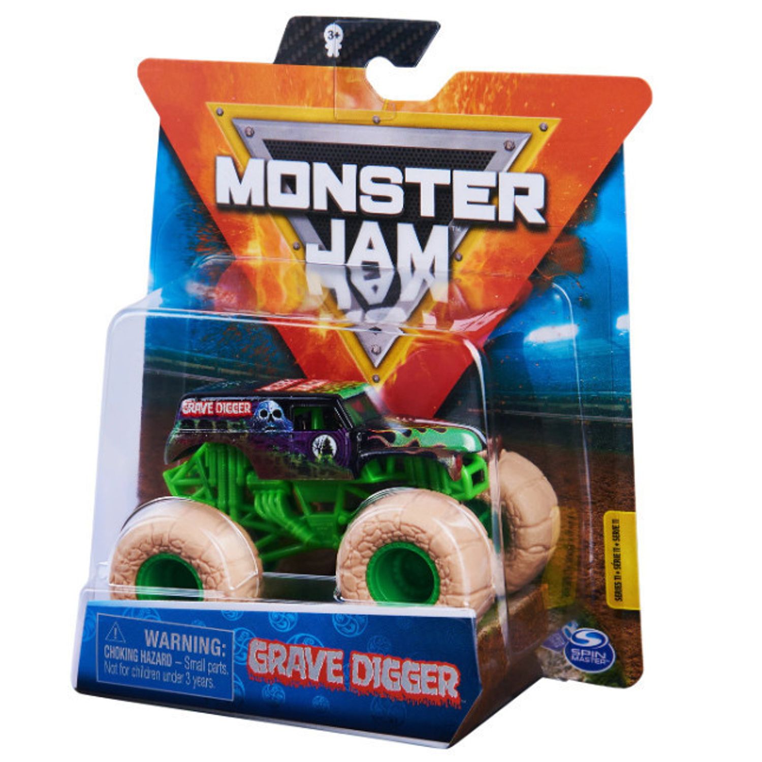 Masinuta Monster Jam - Grave Digger, 1:64 fotografia produsului