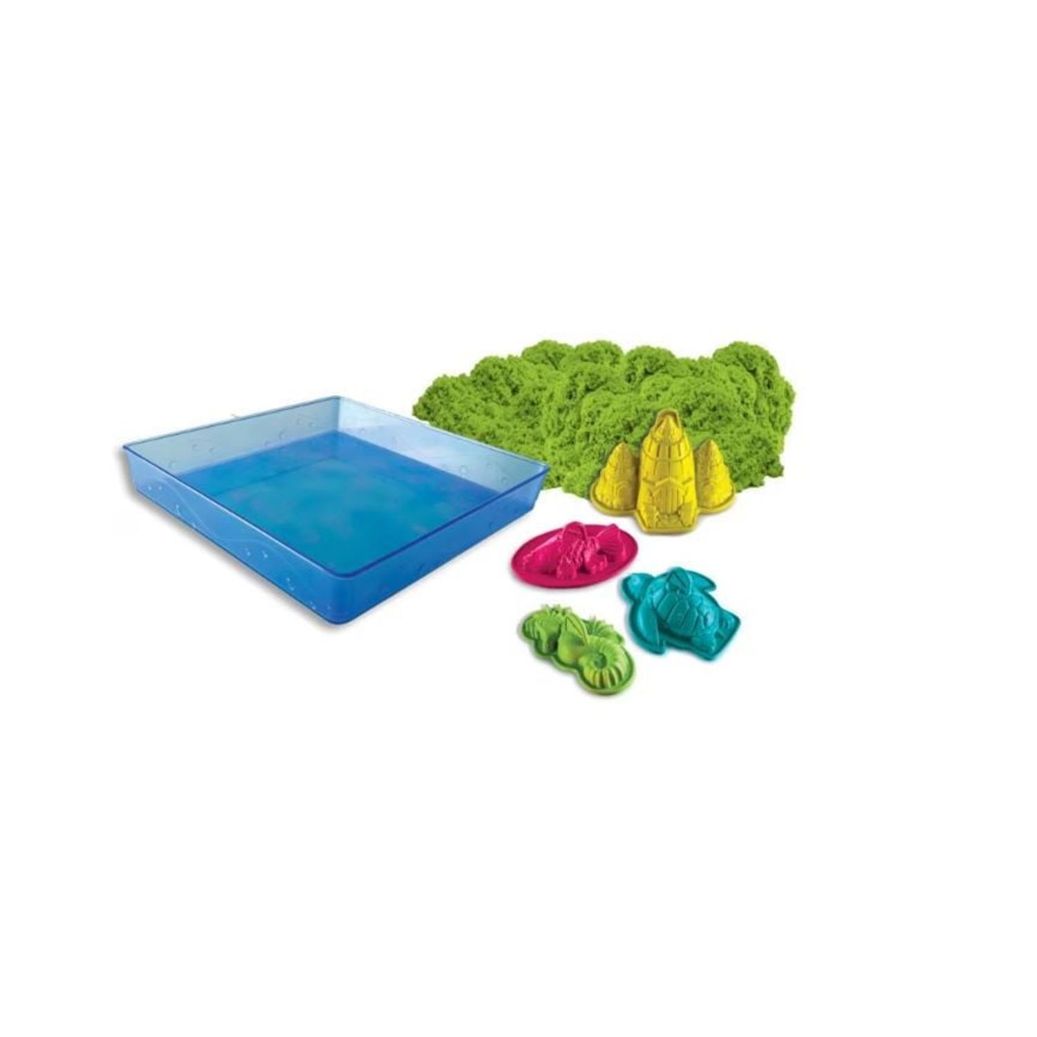 Set Kinetic Sand - Sandcastle, verde 454g fotografia produsului View 3 L