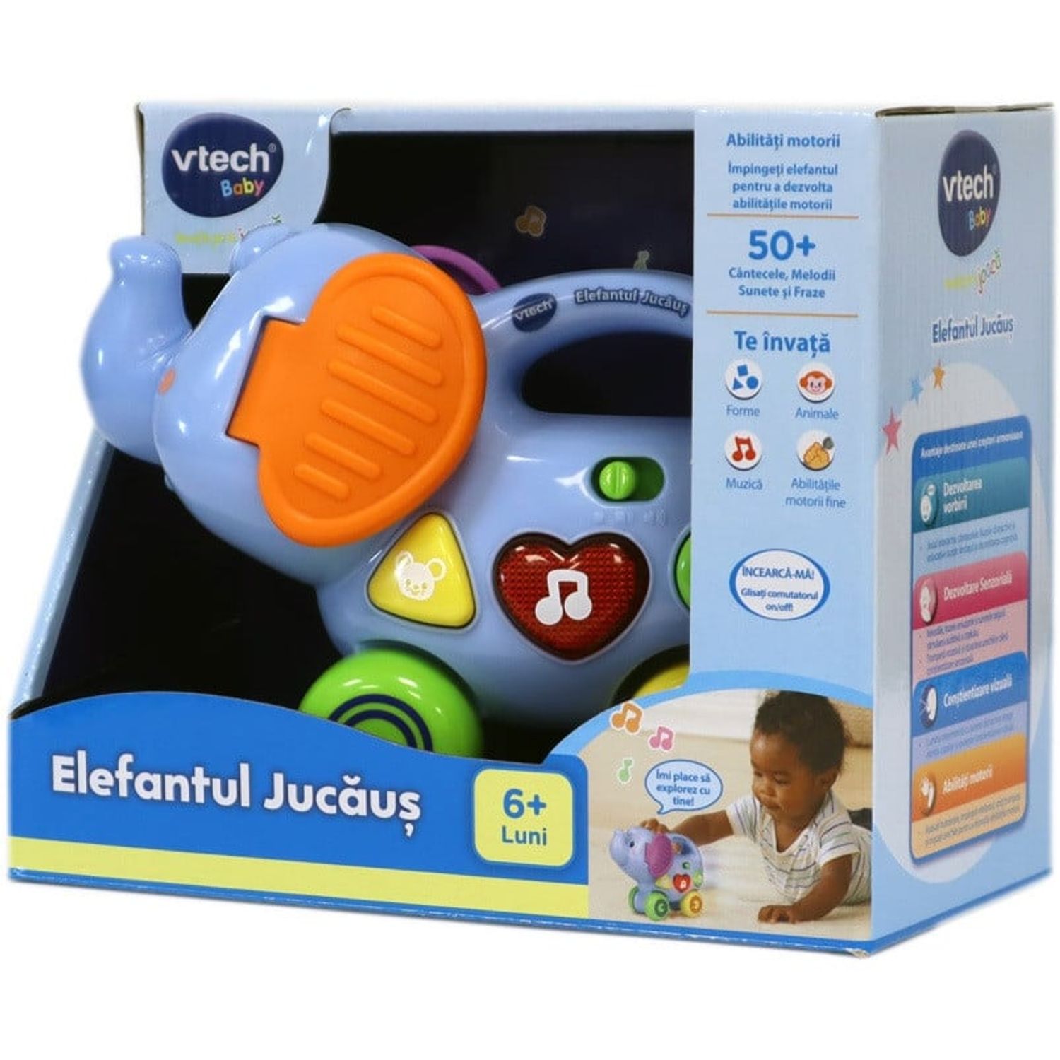 Jucarie bebelusi Vtech - Elefantul jucaus fotografia produsului