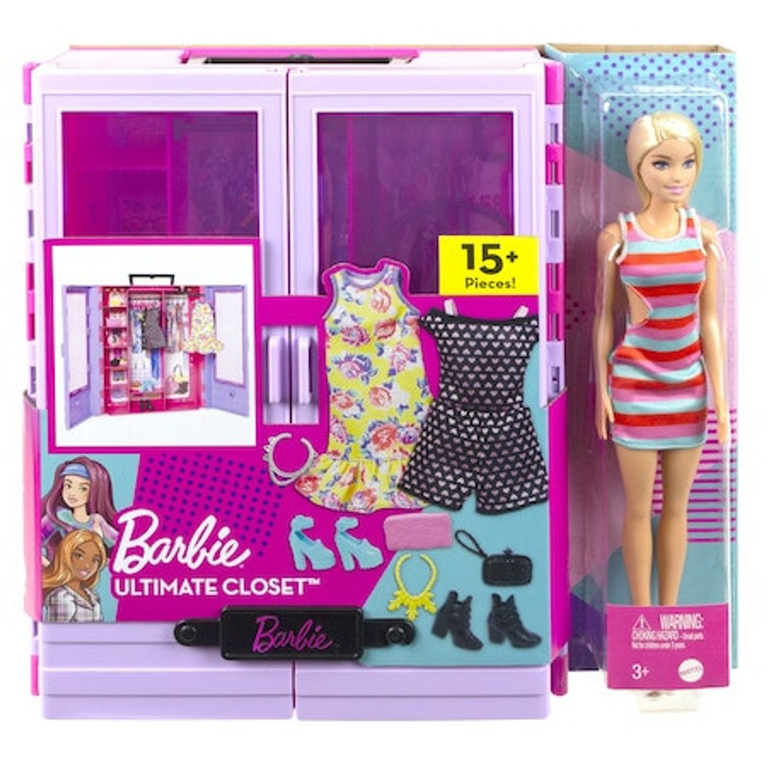 Set de joaca Barbie - Dressing cu papusa fotografia produsului