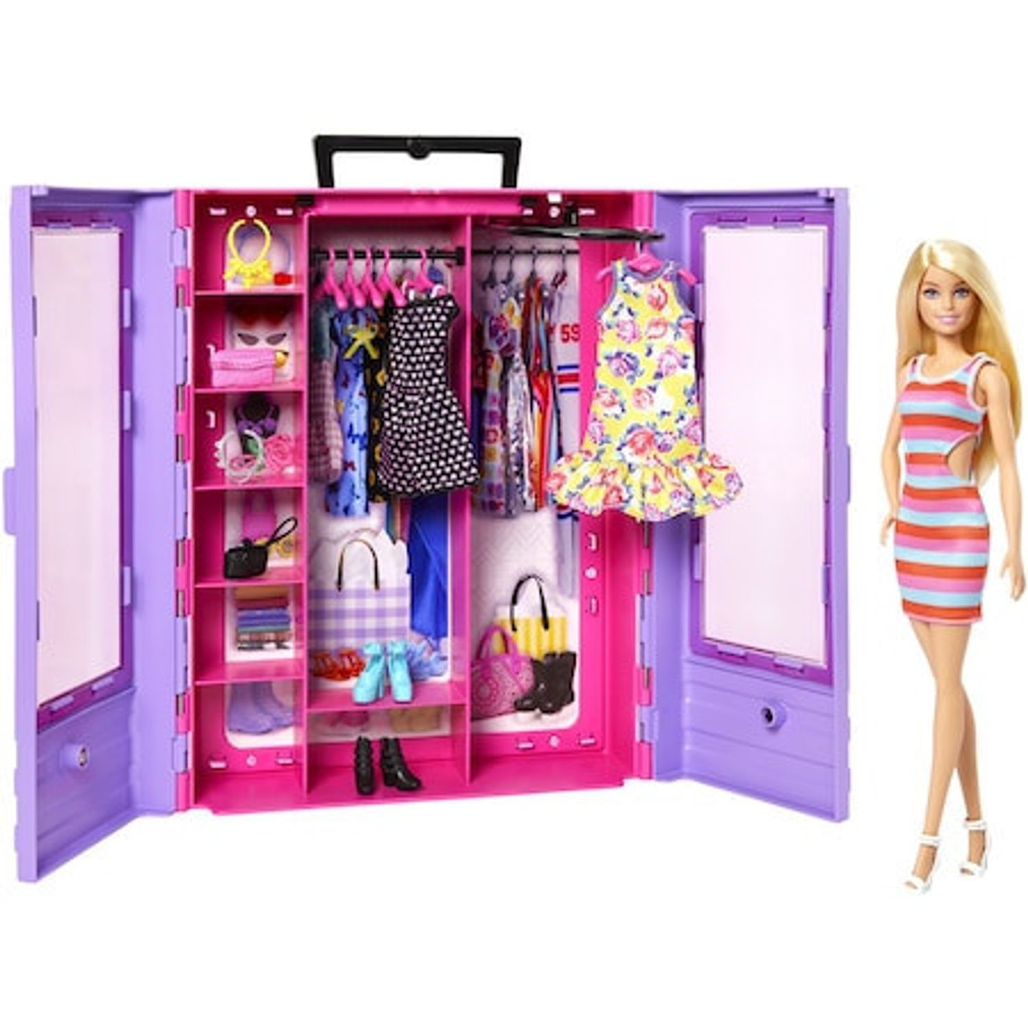 Set de joaca Barbie - Dressing cu papusa fotografia produsului View 3 L