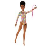 Papusa Barbie gimnasta, mulatra, 3 ani+ fotografia produsului