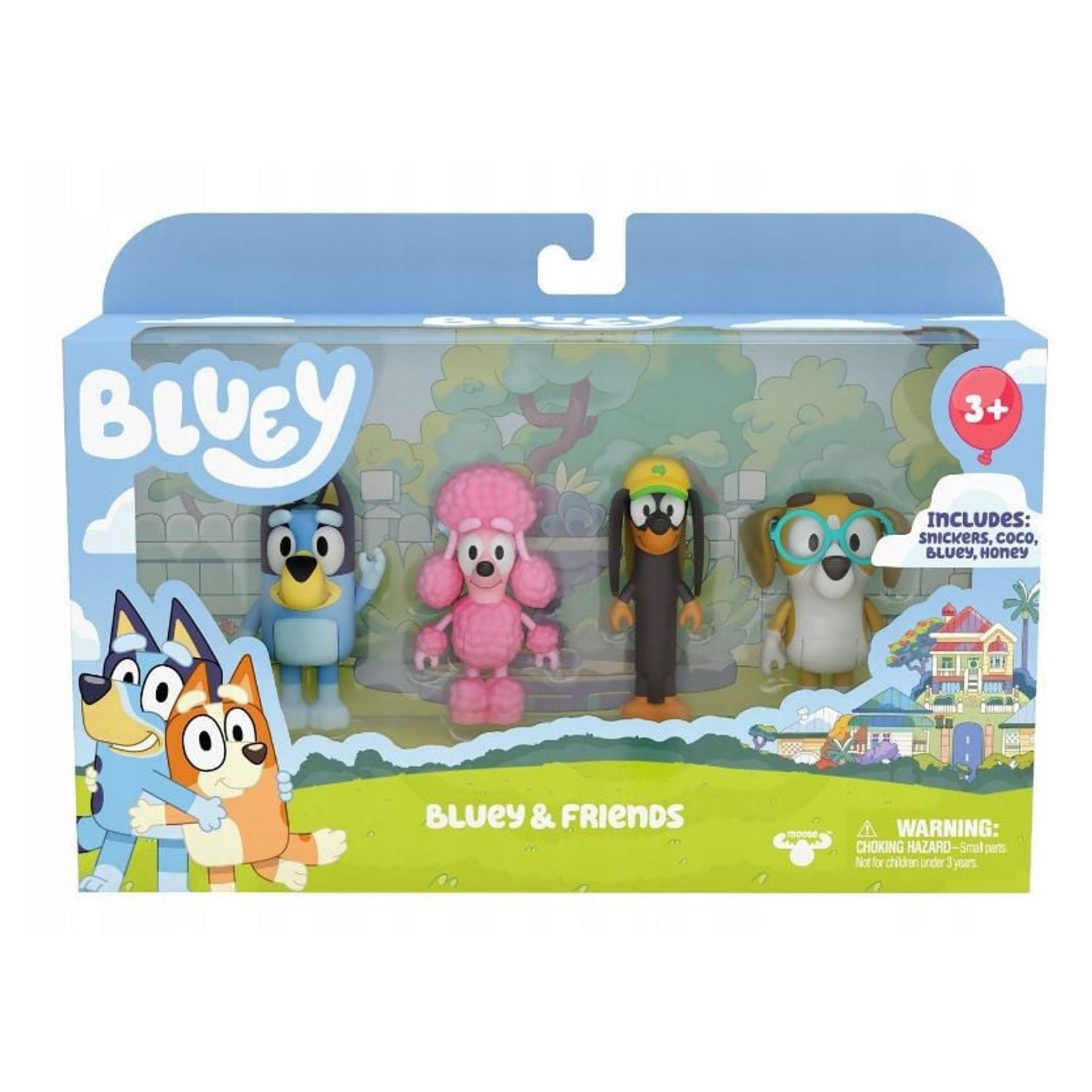 Set 4 figurine Bluey - Bluey & Friends fotografia produsului