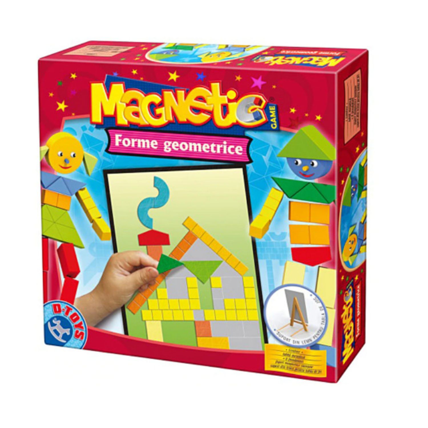 Joc magnetic D-Toys, Forme Geometrice fotografia produsului View 2 L