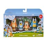Set 4 figurine Bluey - Bluey & Family fotografia produsului