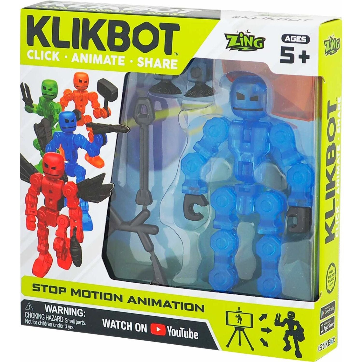 Figurina Stikbot KLIKBOT S1 albastru fotografia produsului