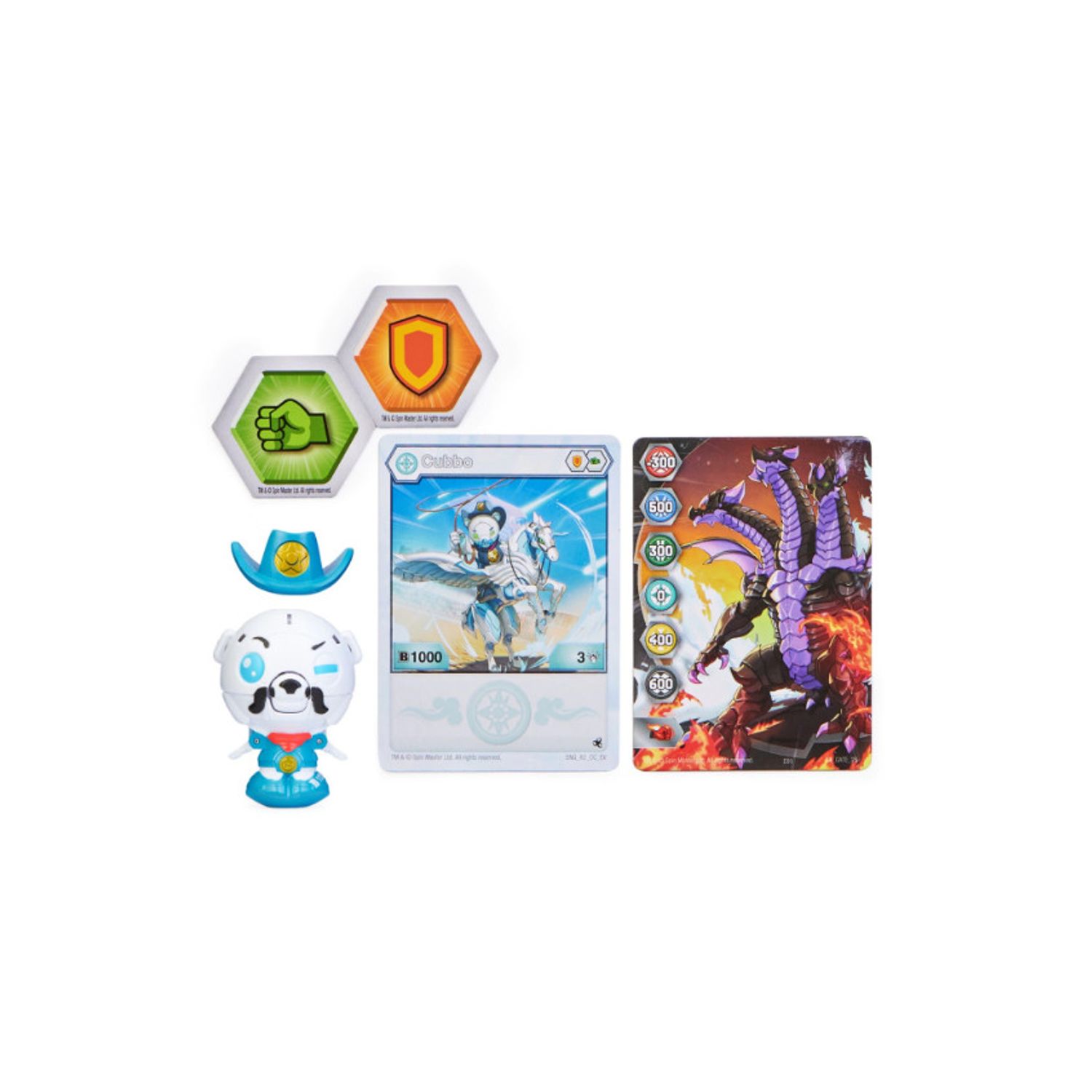 Figurine Bakugan Cubbo - Sheriff Alb fotografia produsului View 5 L