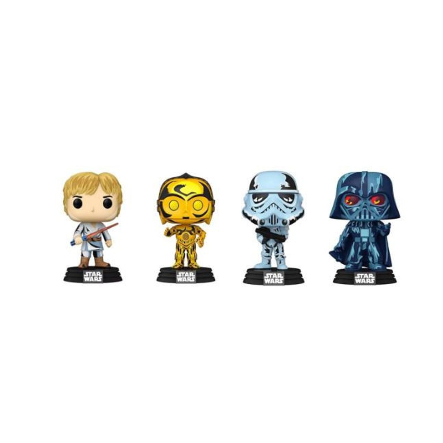 Set 4 figurine Star Wars Pop - Funko fotografia produsului View 2 L