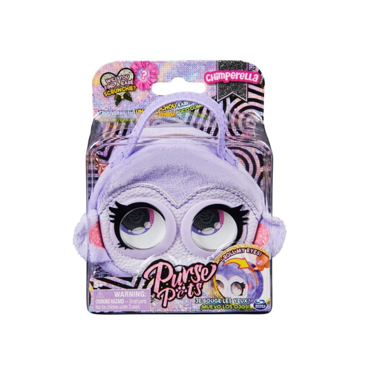 Gentuta Purse Pets - Maimutica, mov fotografia produsului View 2 L
