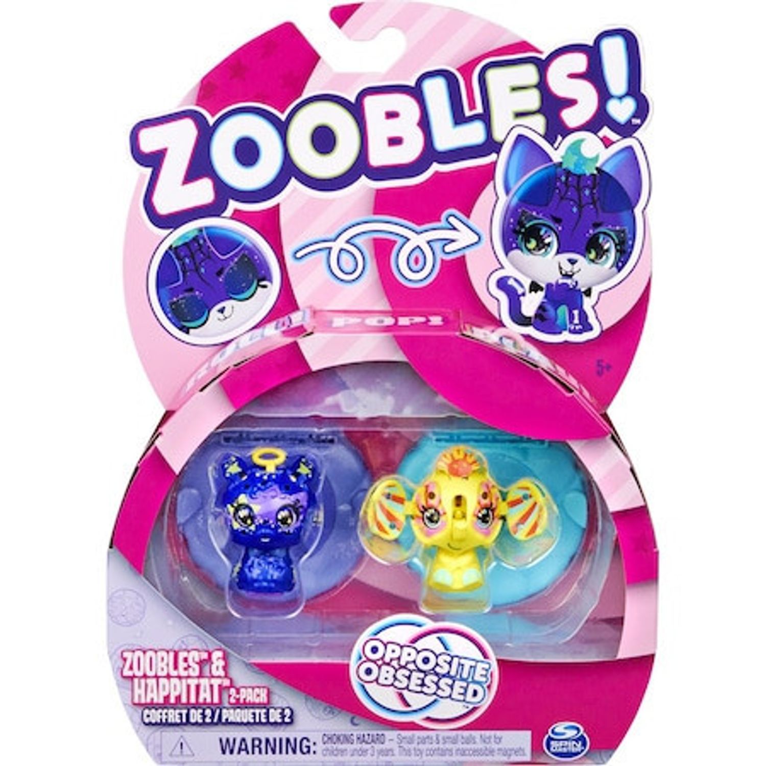 Figurine Zoobles - Llama si Elefant fotografia produsului