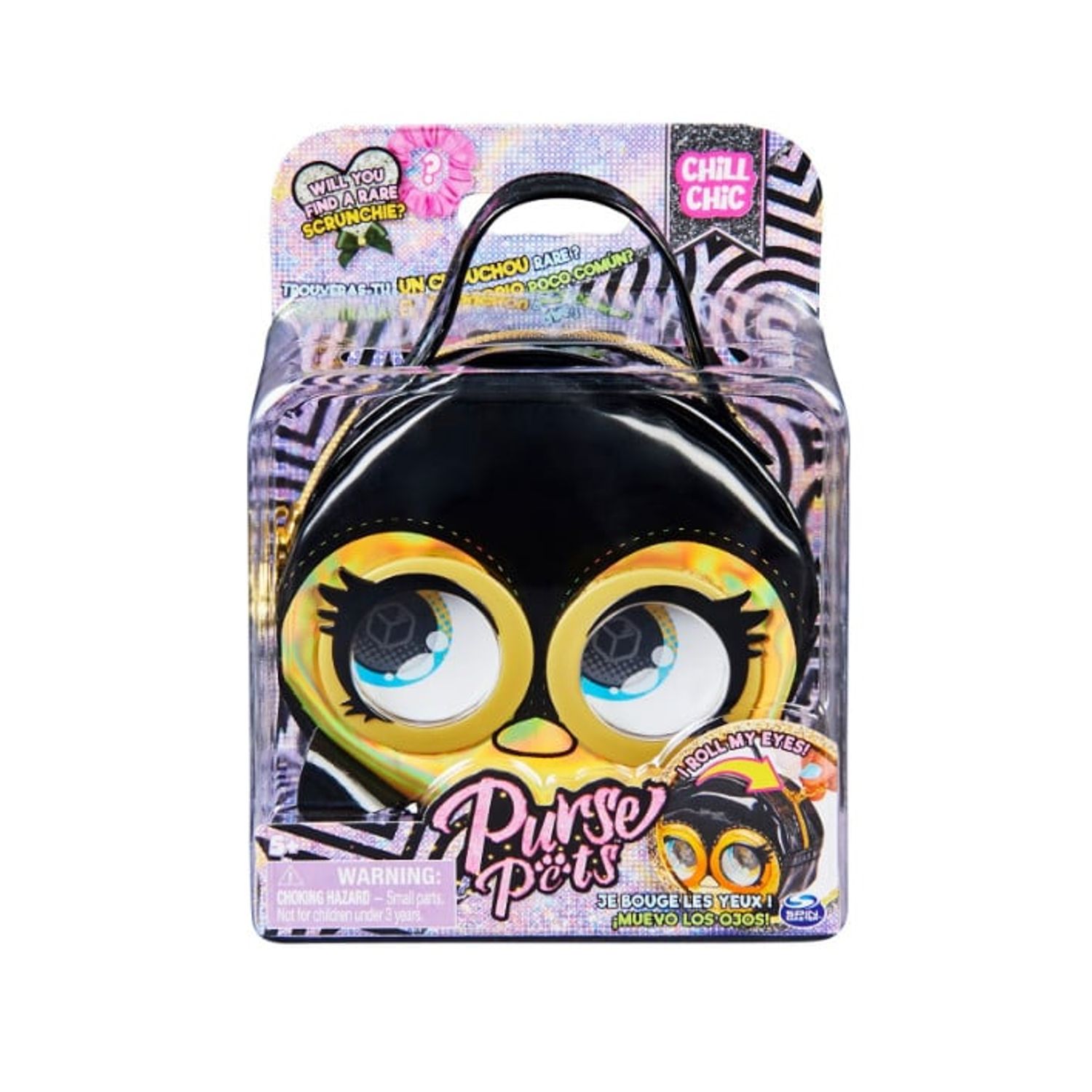 Gentuta Purse Pets - Pinguin, negru fotografia produsului View 2 L