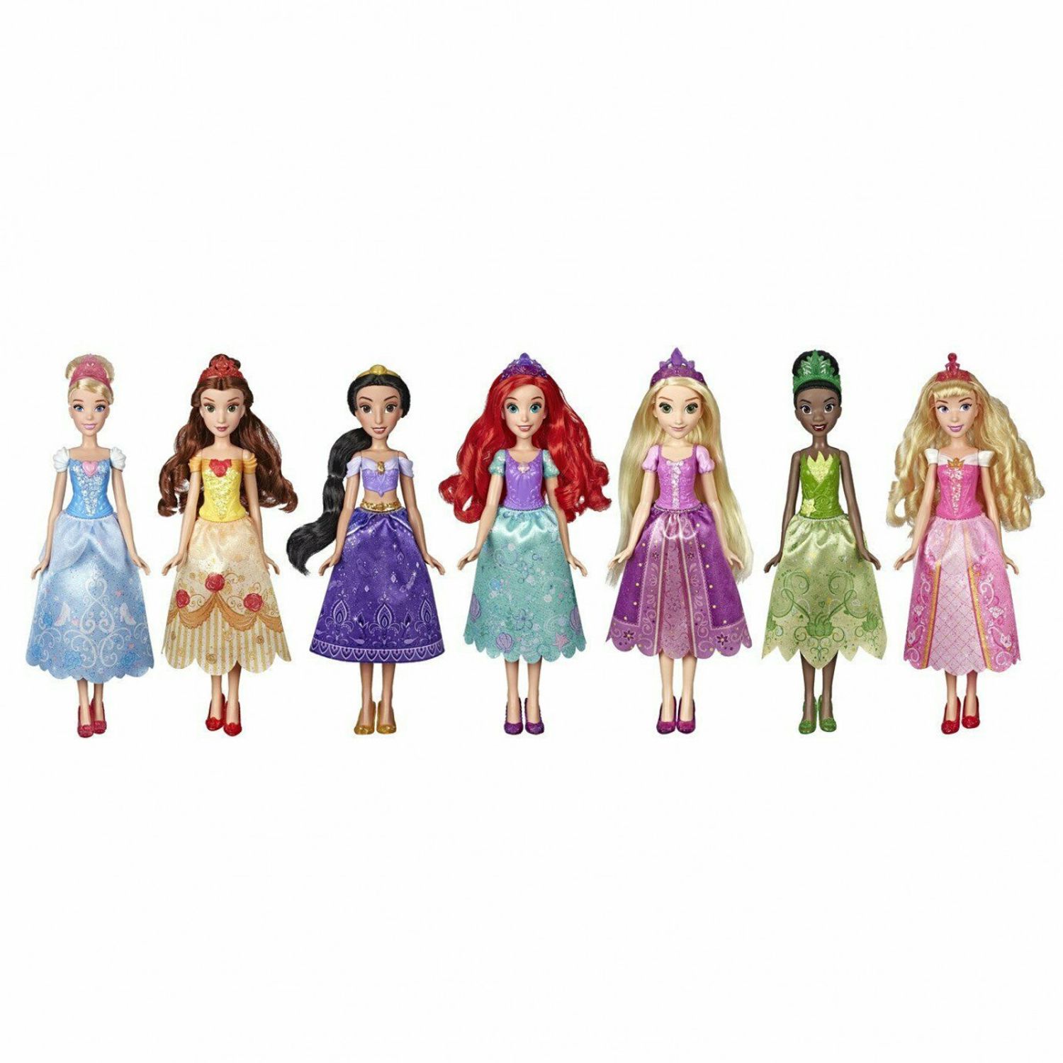 Set 7 papusi Disney Princess, 28cm fotografia produsului