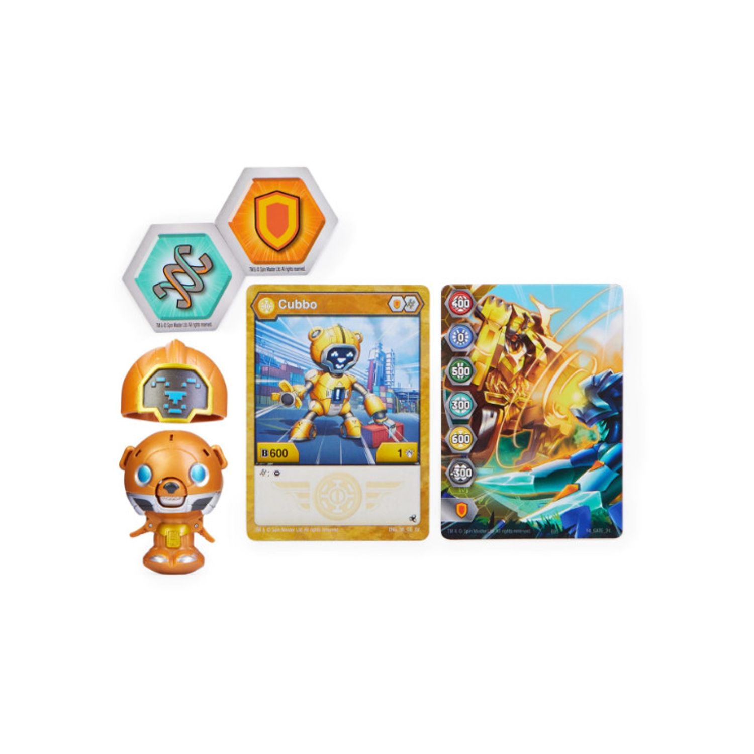 Figurine Bakugan Cubbo - Robo Gold fotografia produsului View 3 L