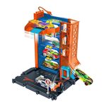 Pista Hot Wheels Downtown Car Park fotografia produsului View 3 S