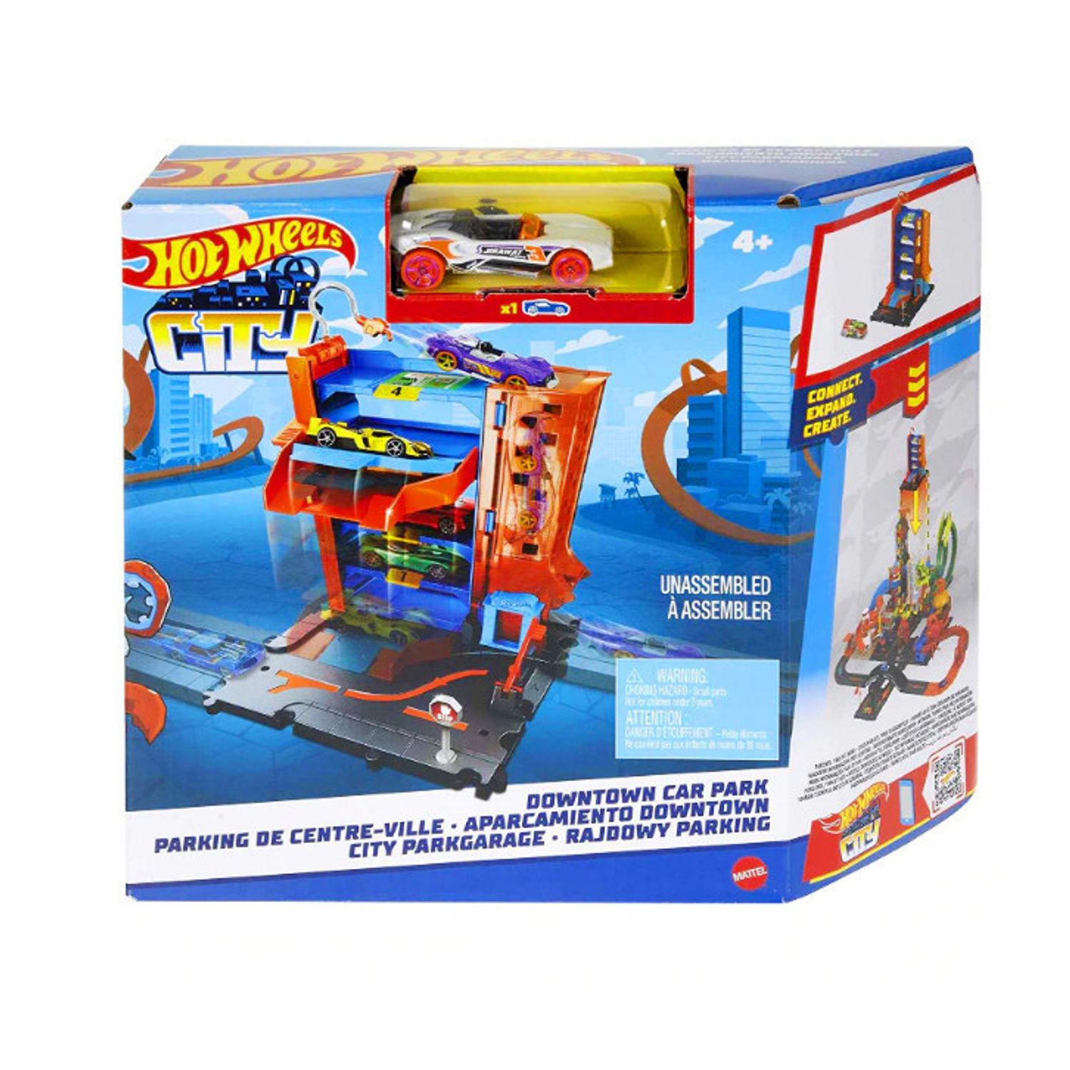 Pista Hot Wheels Downtown Car Park fotografia produsului