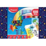 Set de colorat Maped, 100 piese fotografia produsului View 2 S
