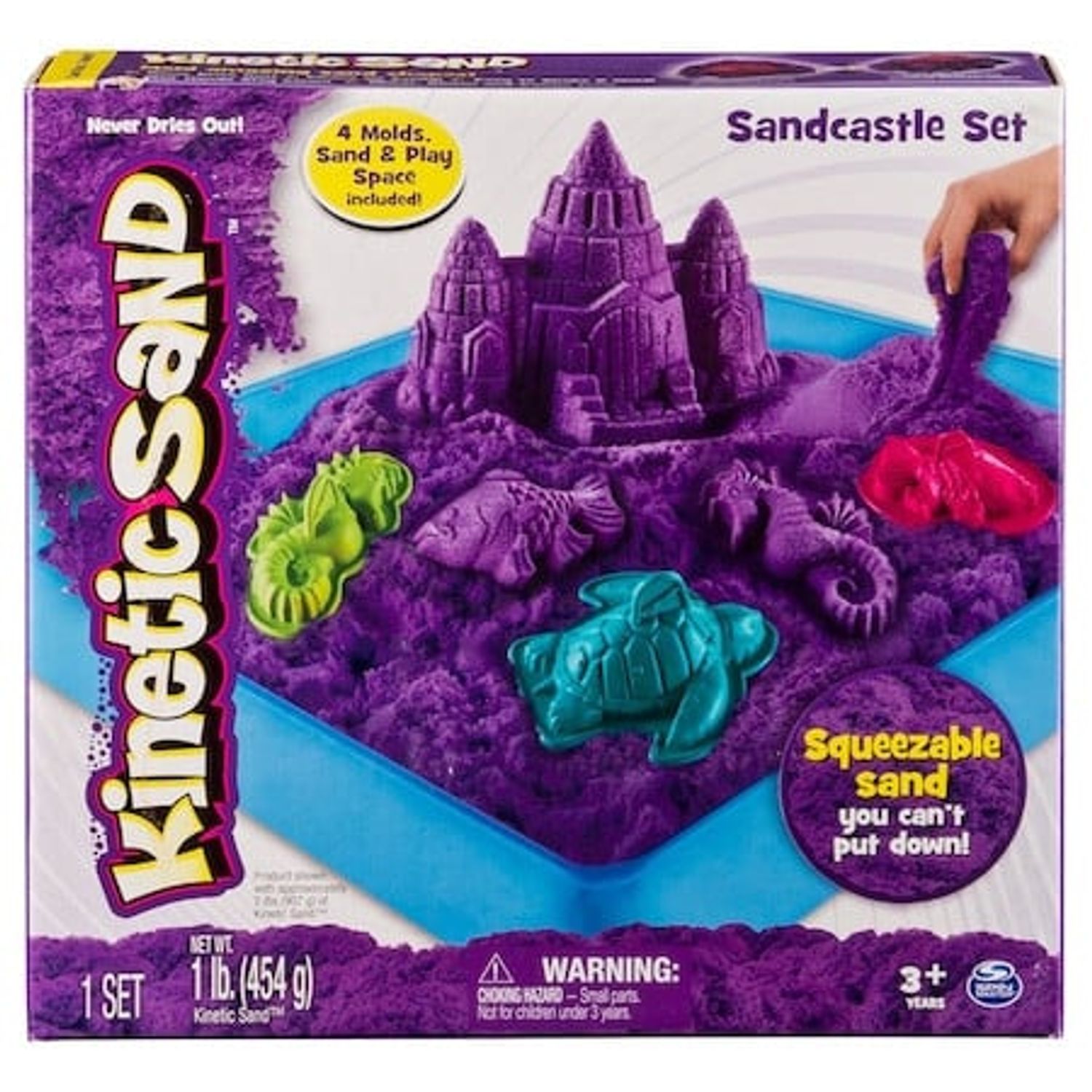 Set nisip Kinetic Sand Mov 454g fotografia produsului