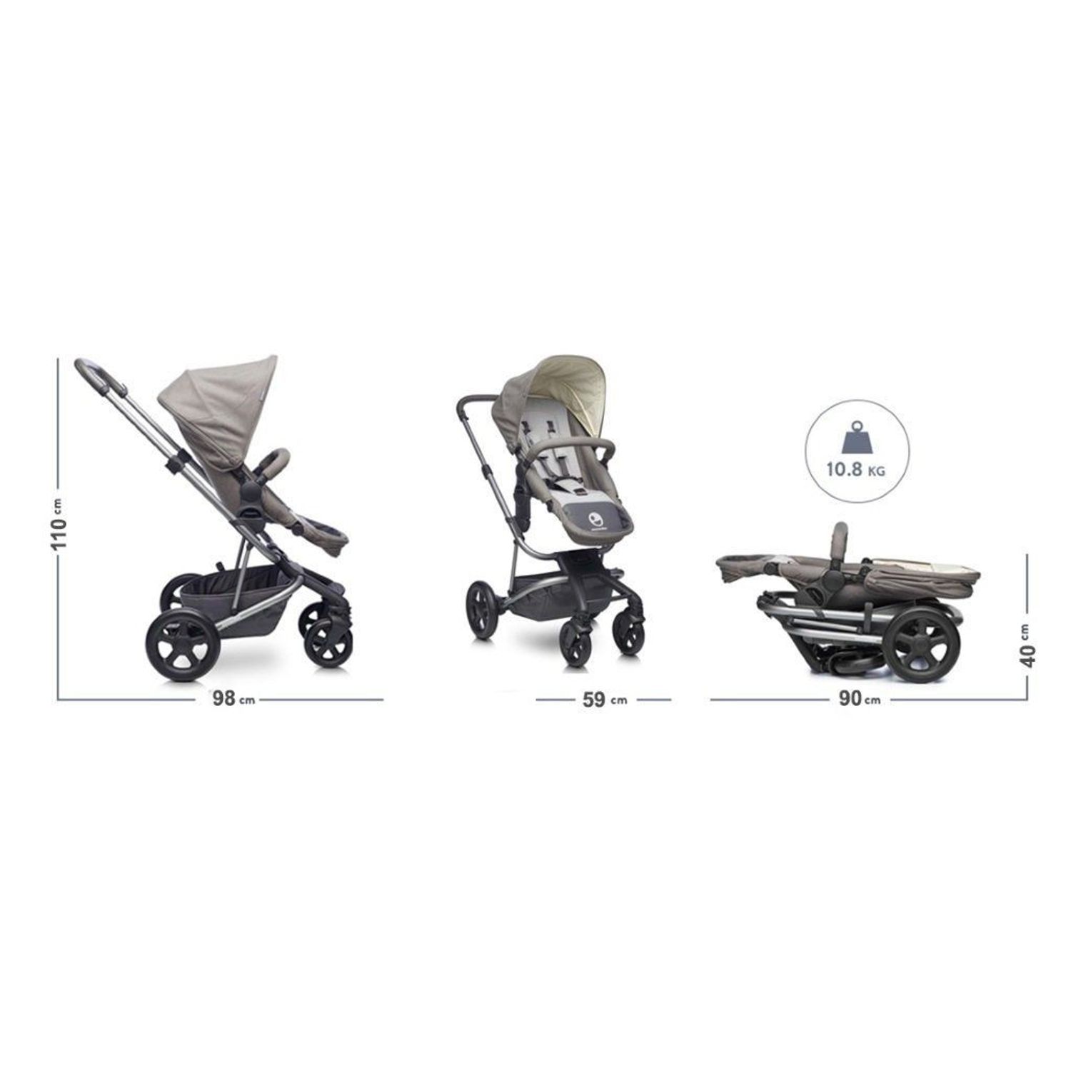 Carucior Harvey 2 Ocean Blue fotografia produsului View 5 L