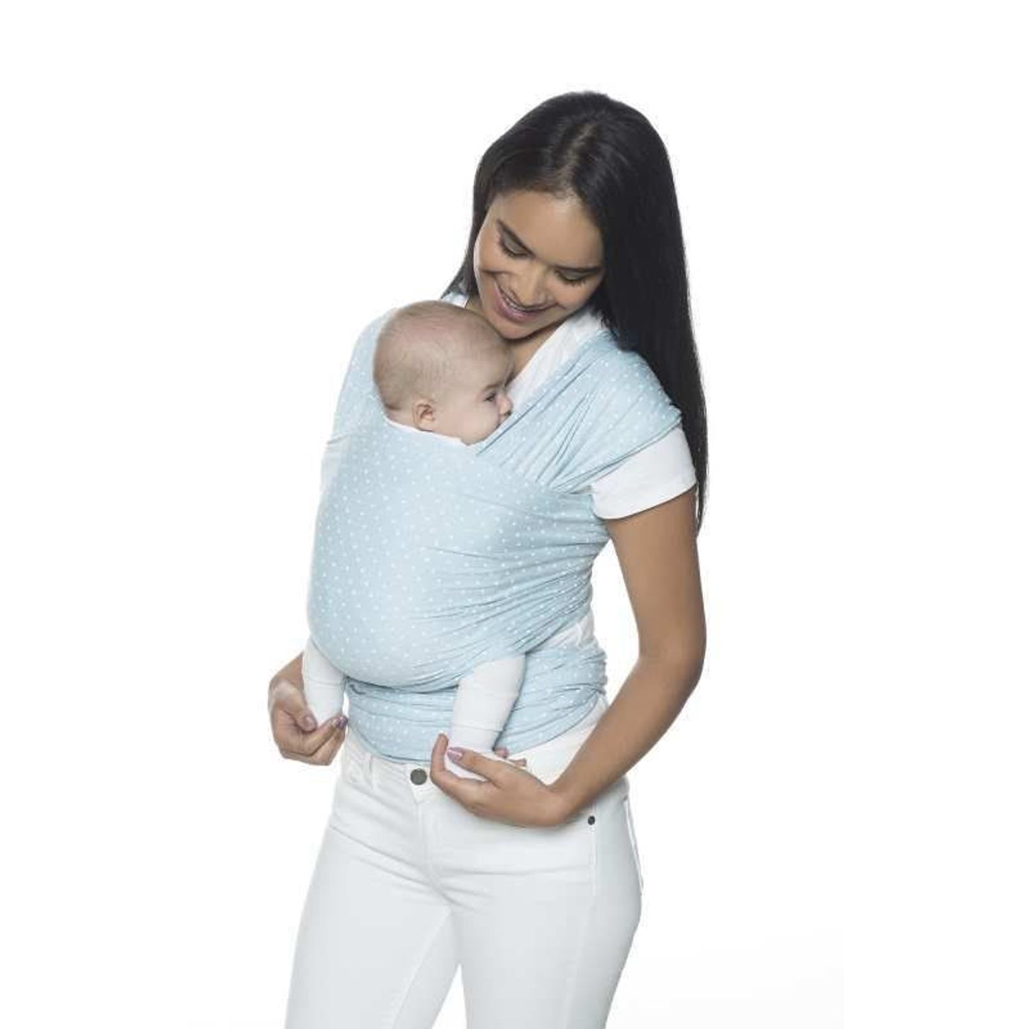 Wrap Ergobaby Aura Baby Blue fotografia produsului View 4 L