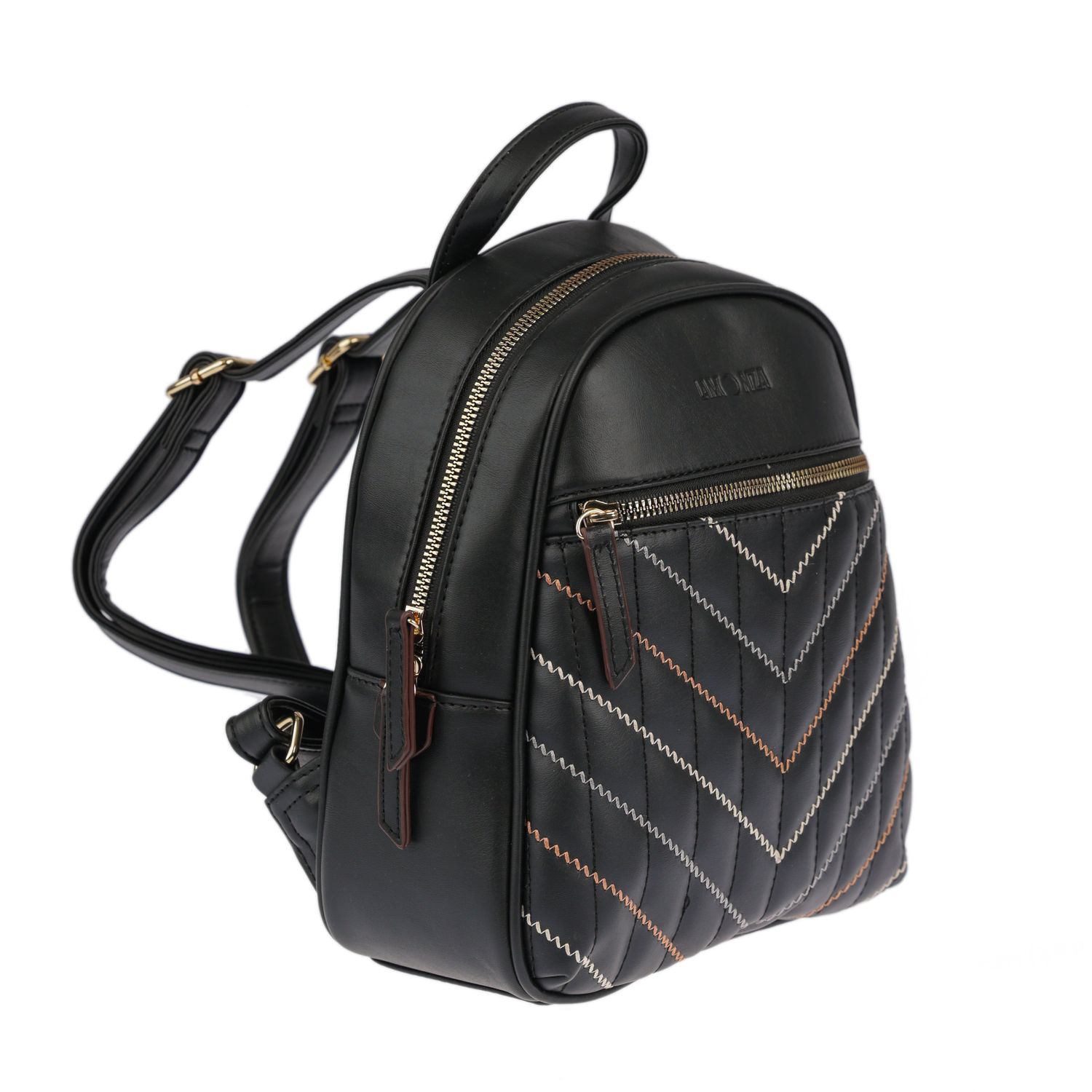 Rucsac De Dama Lamonza Elsa 20x11x25 cm  kg  negru fotografia produsului View 2 L