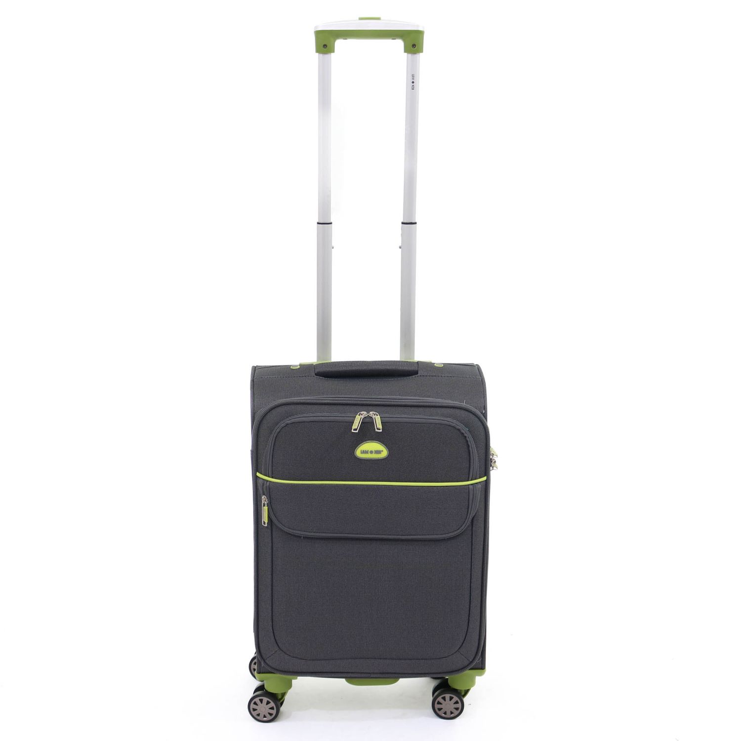 Troler Superlight 55x37x22 cm, 2.1 kg, gri / verde fotografia produsului