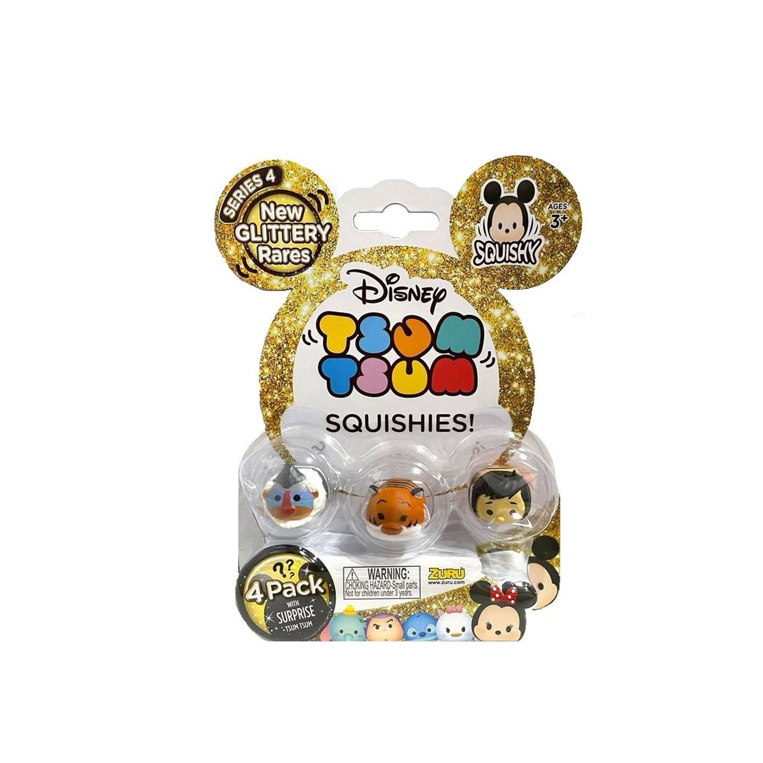 Set 4 figurine Tsum Tsum Squishies Seria 4, Multicolor, 5 cm fotografia produsului View 2 L