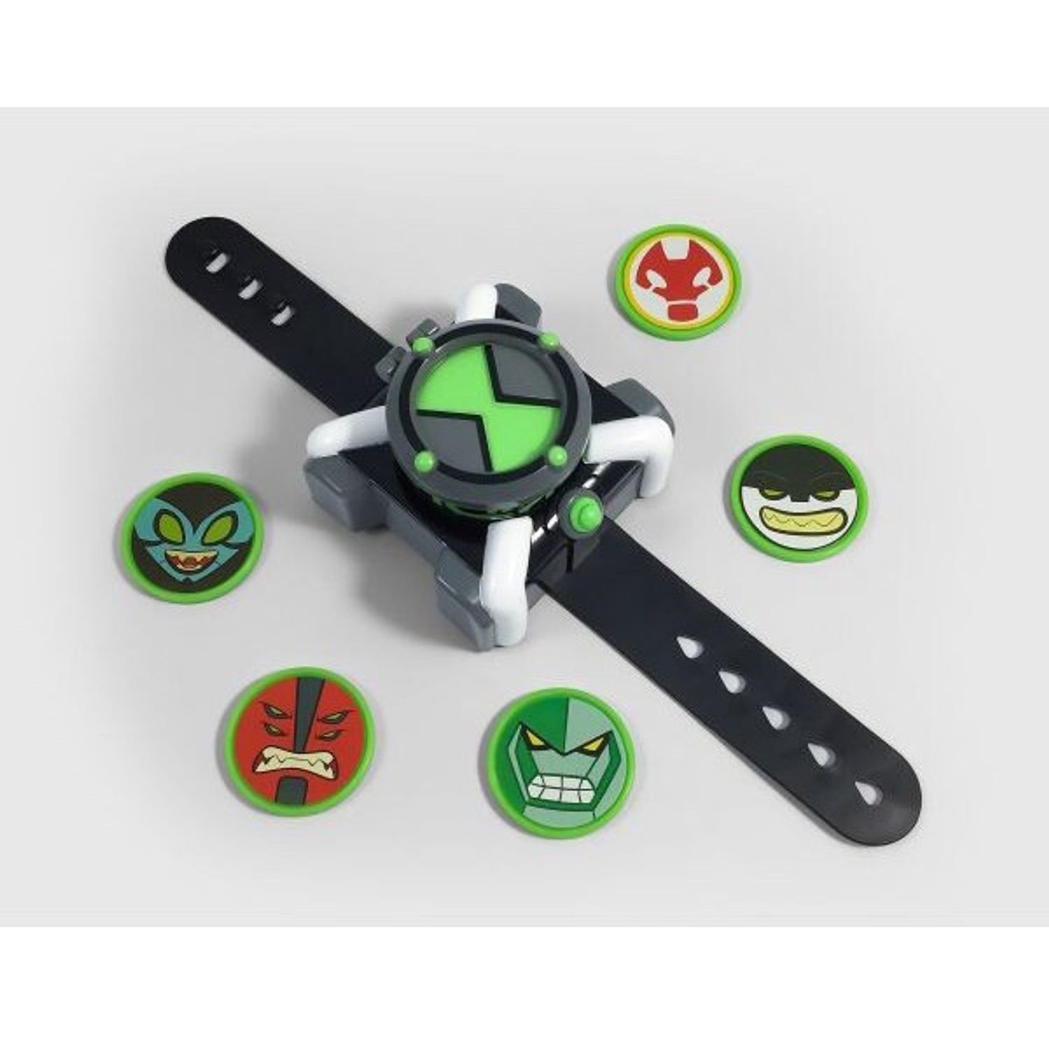 Ceas Ben 10 - Omnitrix, cu lansator discuri si 3 figurine fotografia produsului View 6 L