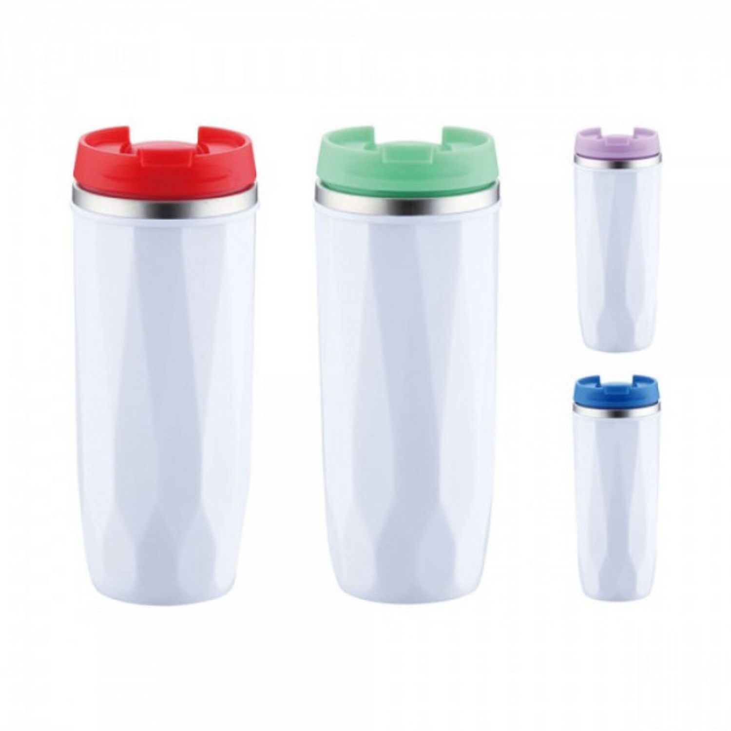 Cana termos cu pereti dubli inox Peterhoff, capacitate 400 ml, rosu fotografia produsului View 2 L