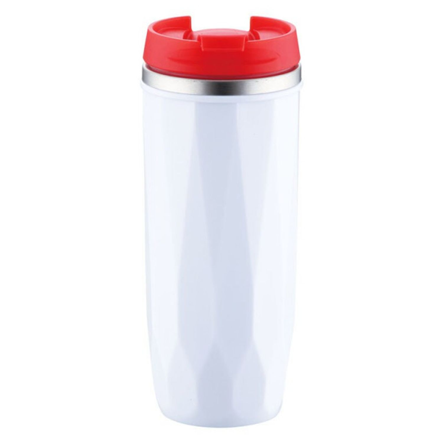 Cana termos cu pereti dubli inox Peterhoff, capacitate 400 ml, rosu fotografia produsului