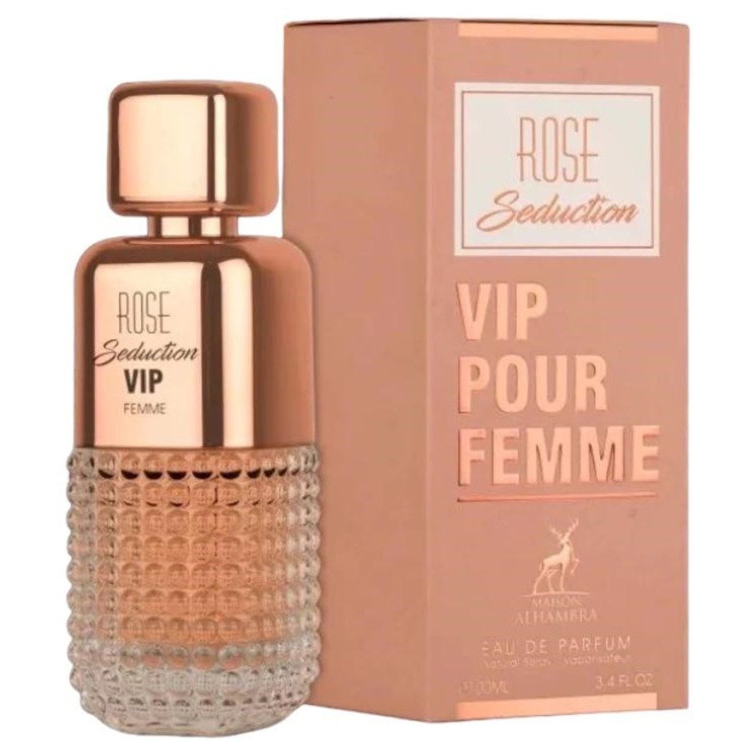 Apa de parfum Maison Alhambra Rose Seduction Vip, 100 ml, pentru femei fotografia produsului