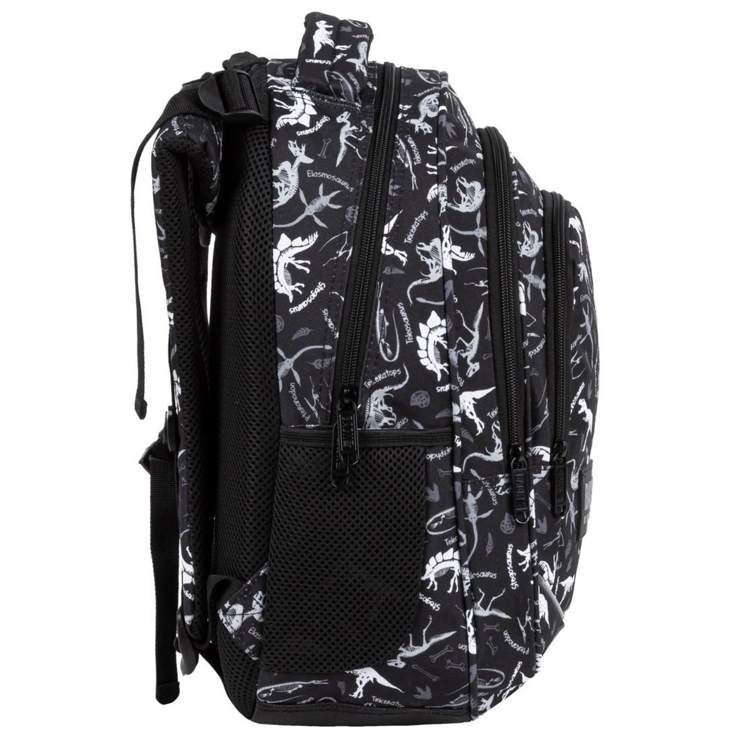 Ghiozdan ergonomic de copii pentru scoala, BackUP, 4 compartimente, model Dinozauri PLB4R114 fotografia produsului View 6 L